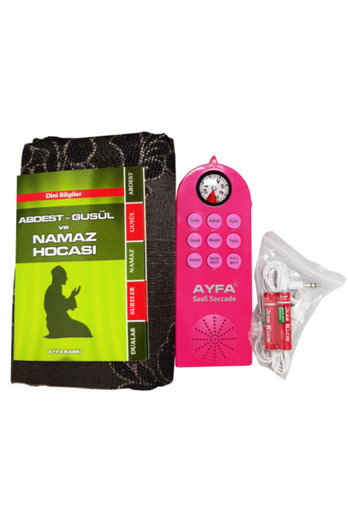 Ayfa Basın Yayın Eğitici Namaz Seti Sesli Seccade ( Pembe ) - Namaz Kılmayı Öğreniyorum Boyama Kitabı HEDİYE! fotoğrafı 2 (önizleme)