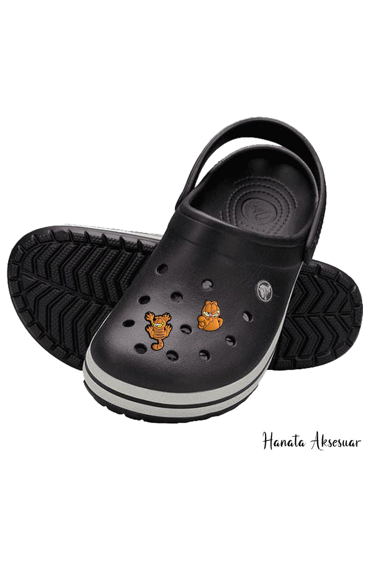 Hanata Aksesuar Crocs Jibbitz Terlik Susu Garfield 2 Li Set Fiyat Yorumlar Trendyol