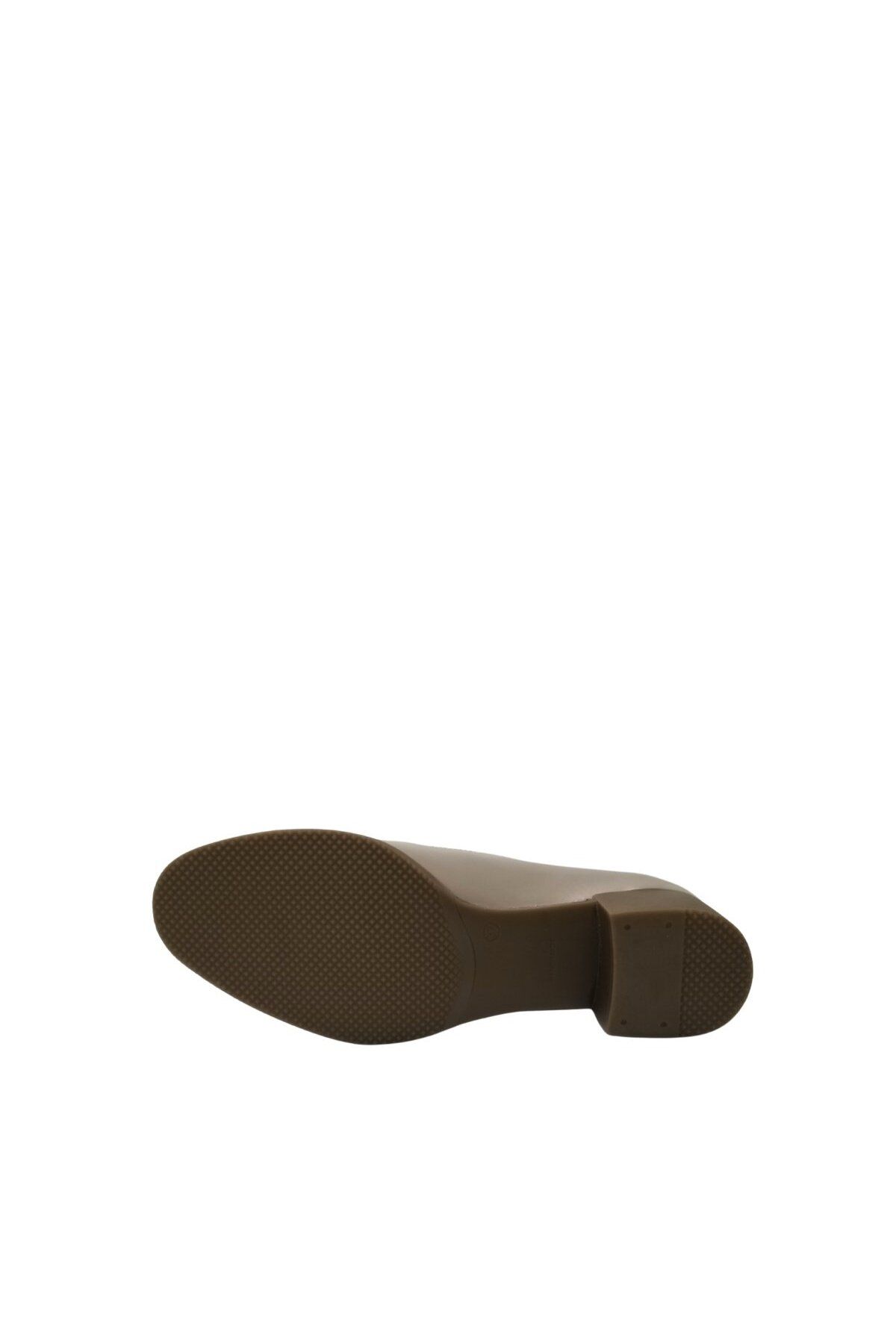 ALBİNİ-Women's Leather Classic Heeled Shoes 3