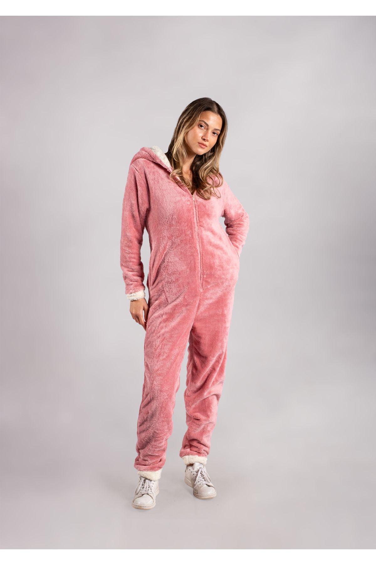 Pink top jumpsuit pajamas