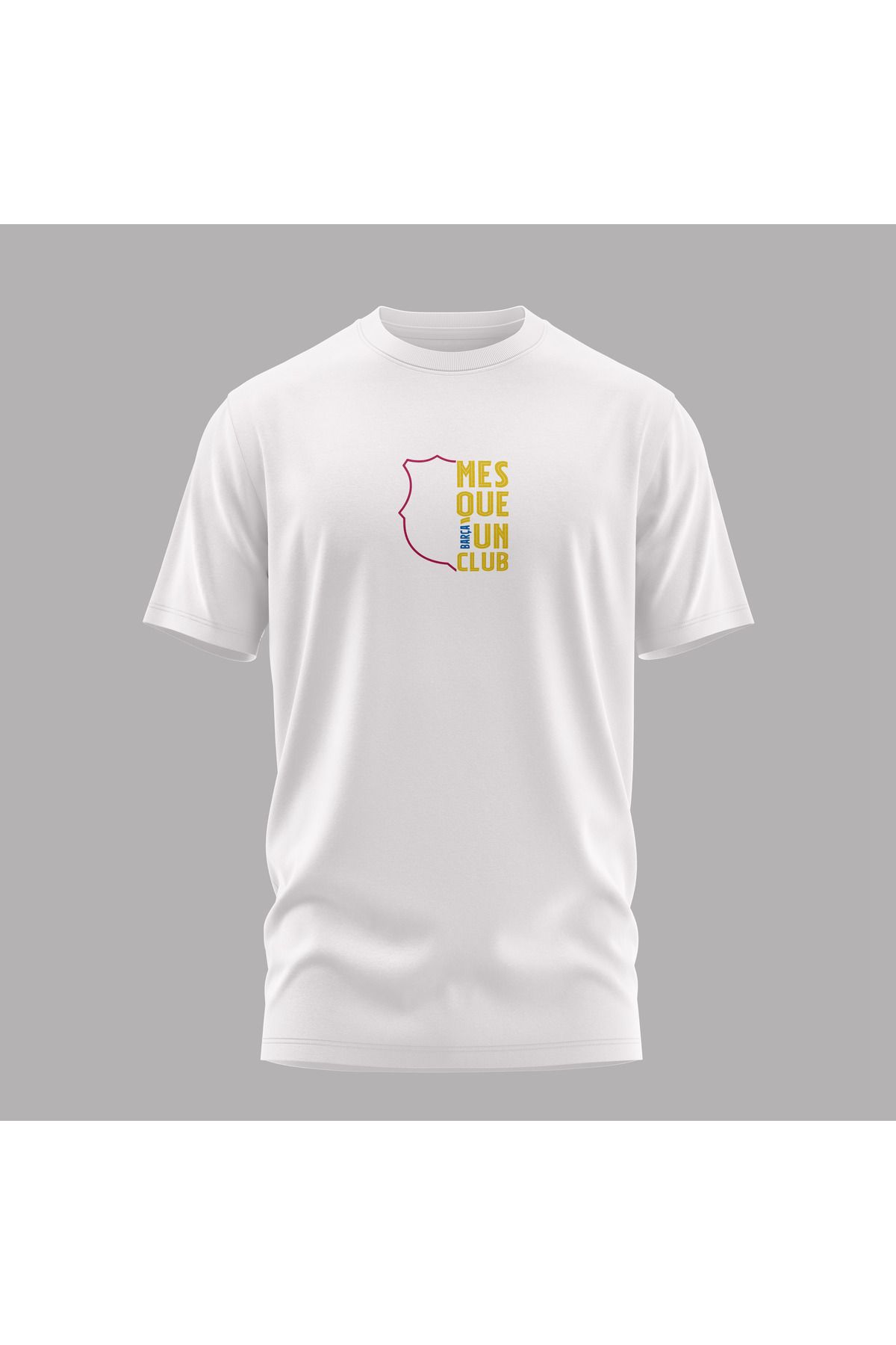Scudetto-Tricou Barcelona Mes Que Un Club Tricou Unisex 1