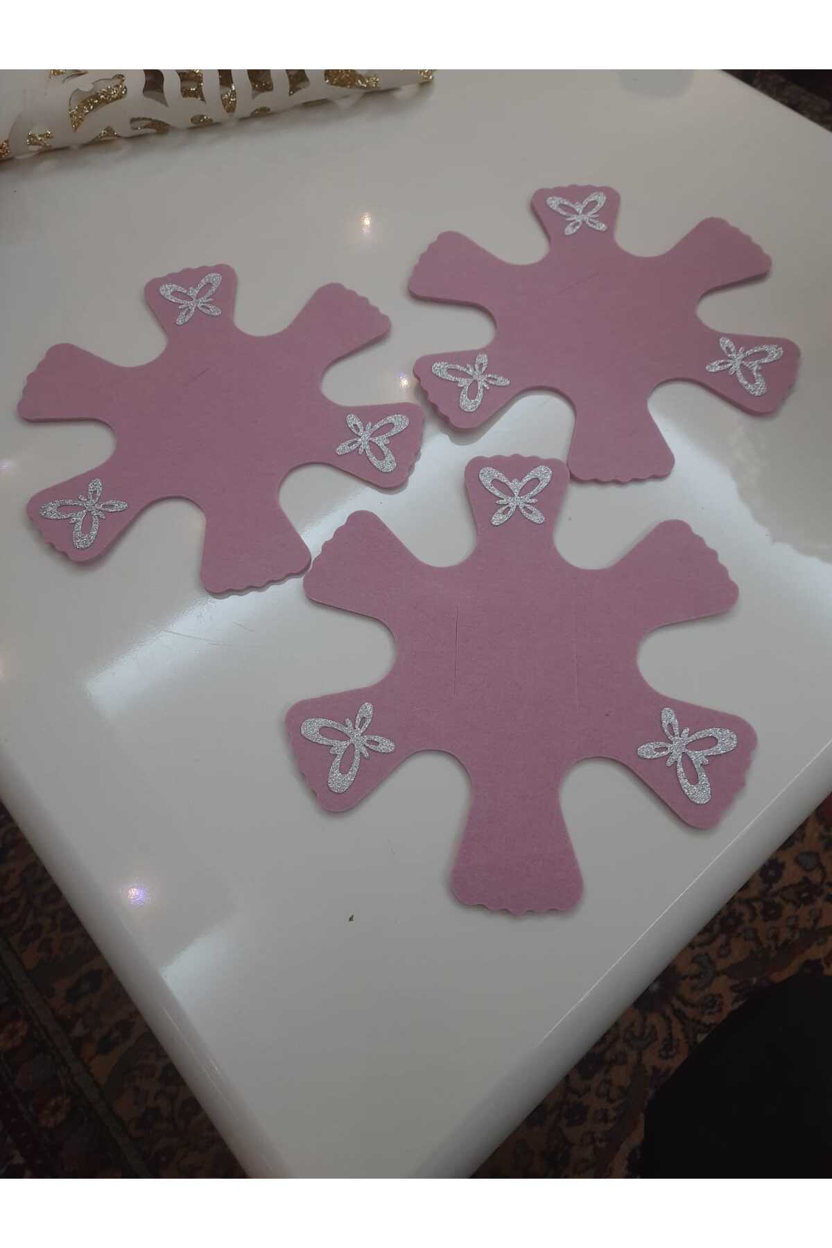 SEHARA 3 ADET KEÇE/TAVA,TENCERE,BORCAM ÇİZDİRMEZ,KORUYUCU/ 2-3MM KALINLIĞINDA/29CM/PEMBE