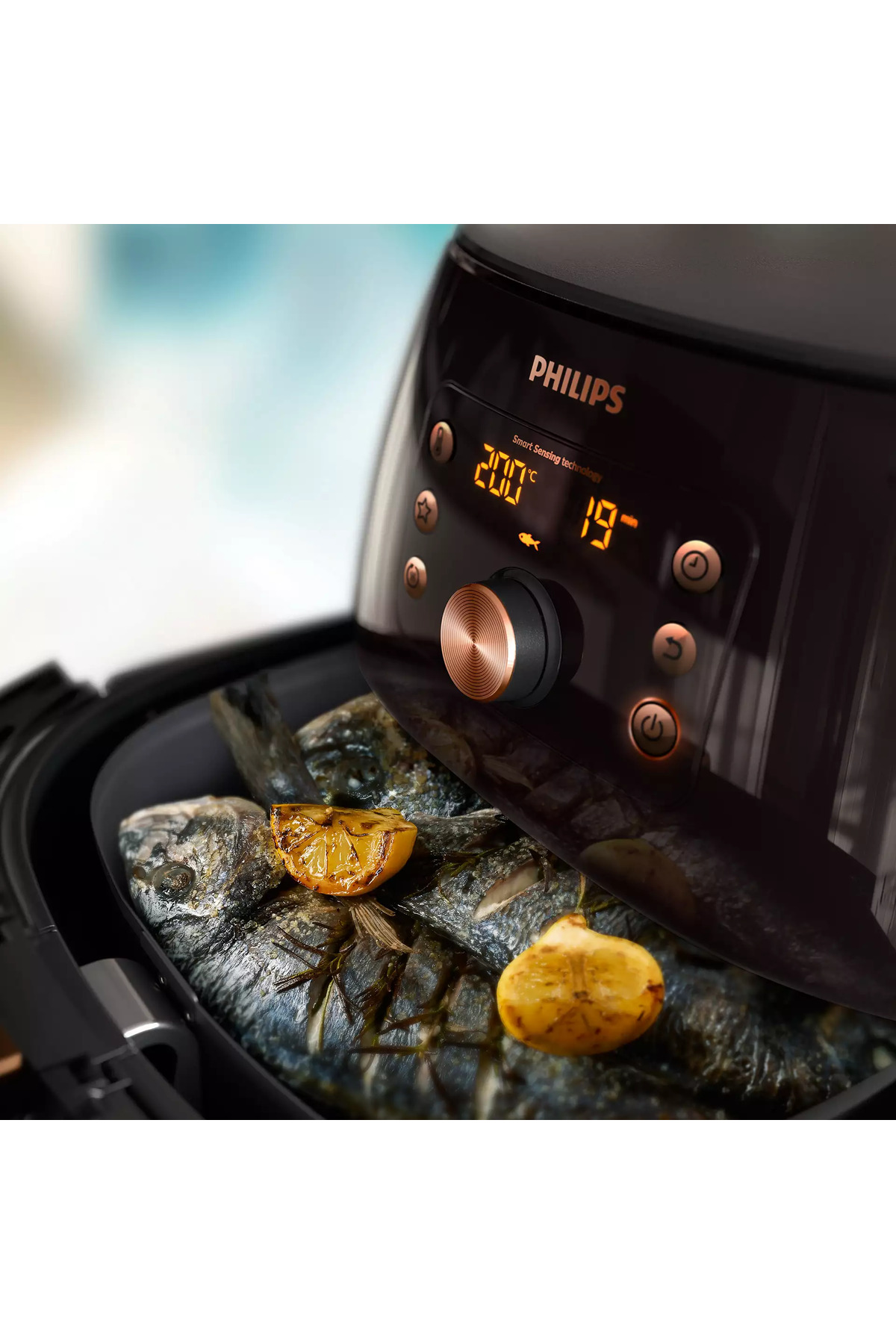 Philips Premium Tasarım XXL 7,3LT Aile boyu orijinal 2225W Airfryer