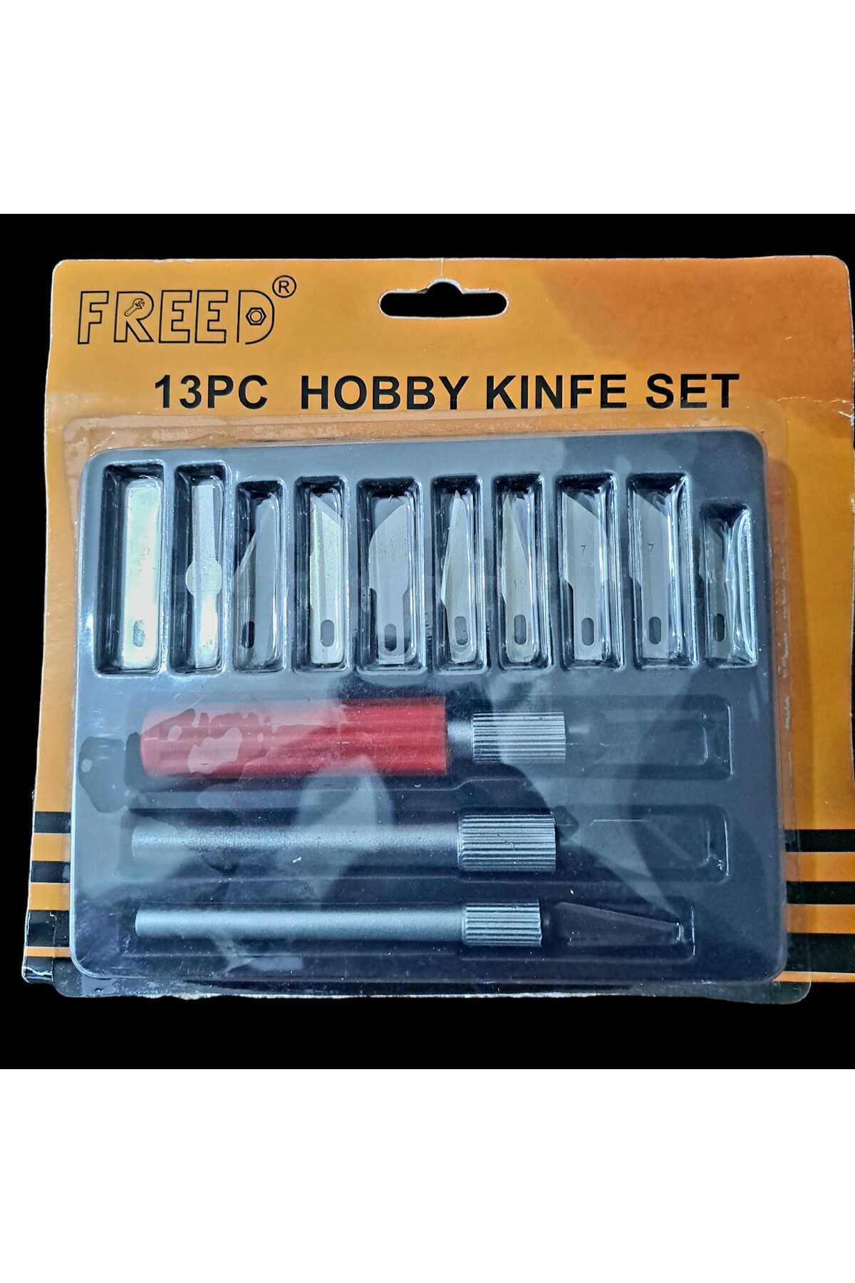 mesut hırdavat 13 Parça Neşter Ucu Hobi Maket Bıçağı Falçata Ucu Neşter Seti