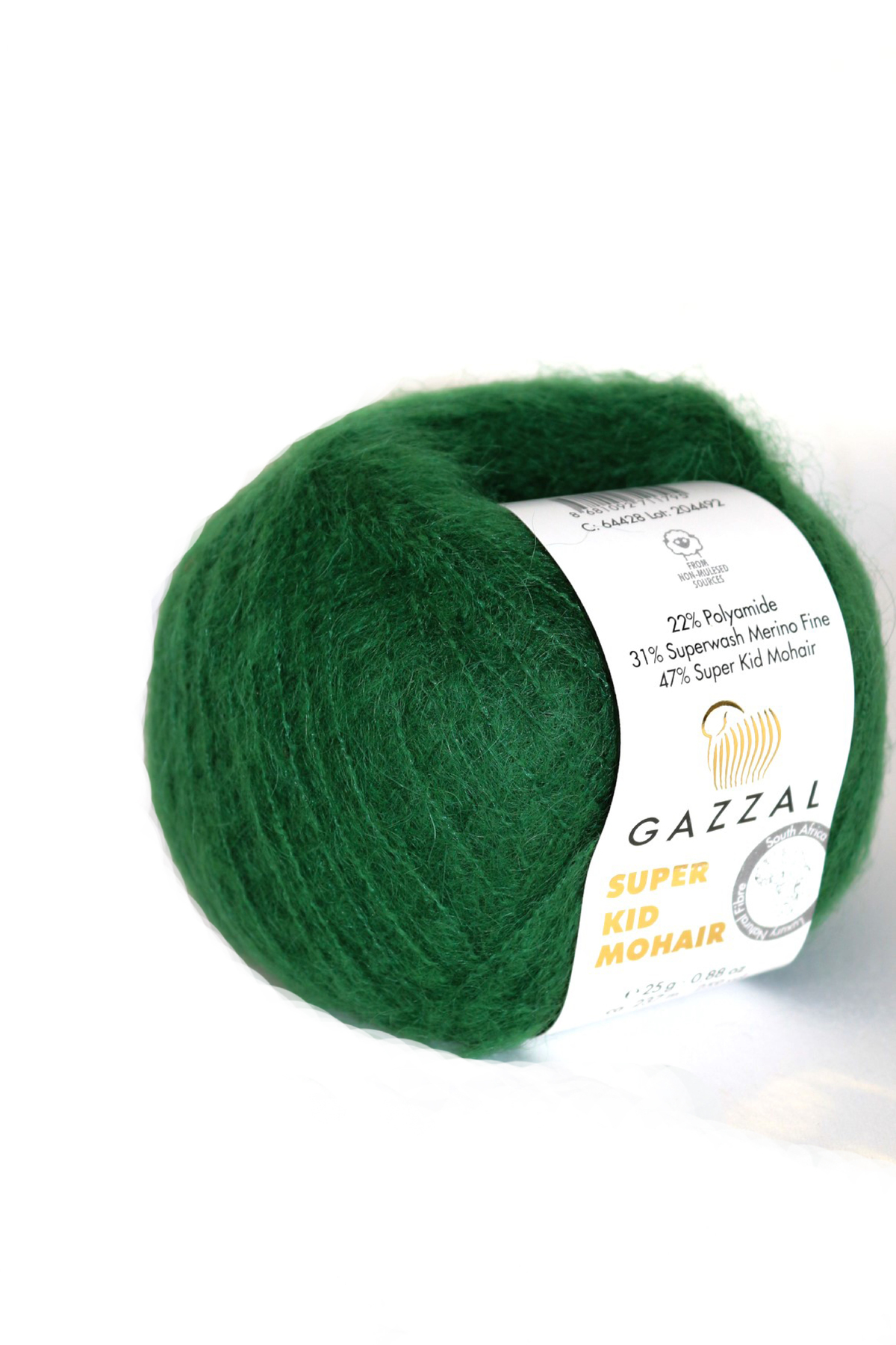 Super Kid Moss 25g 78% Wool-22% Pa Blended Natural Hand Knitting Yarn Taka Yarn (64428)