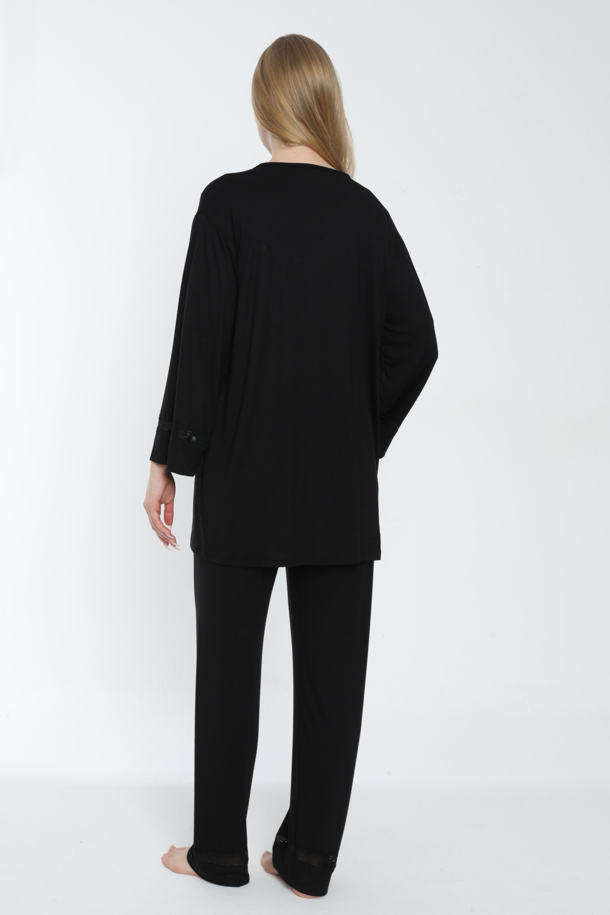 Miss Dünya Lissa Sabahlıklı Hamile Ve Lohusa Pijama Takımı fotoğrafı 3 (önizleme)