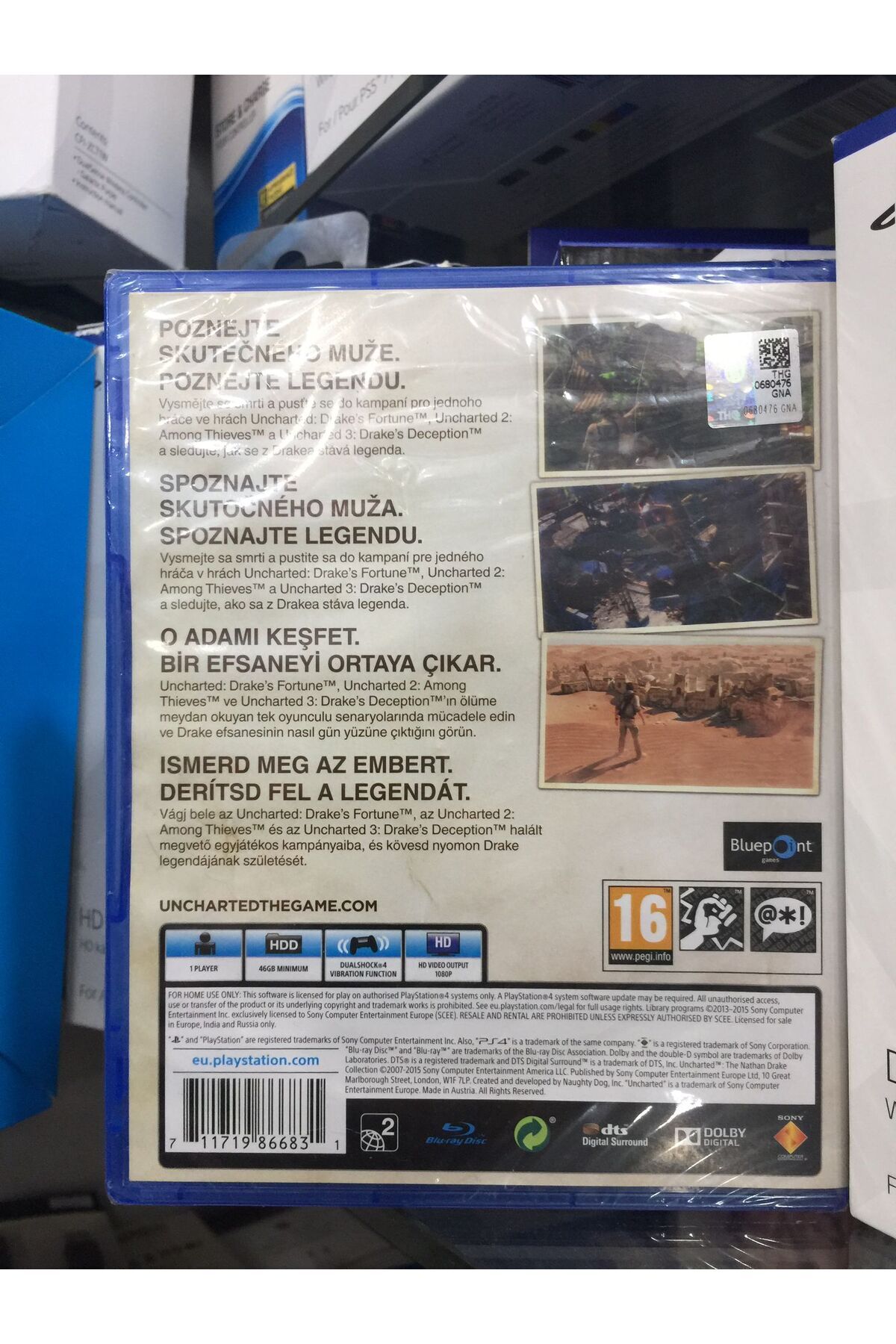 Naughty Dog UNCHARTED THE NATHAN DRAKE COLLECTİON PS4 OYUNU