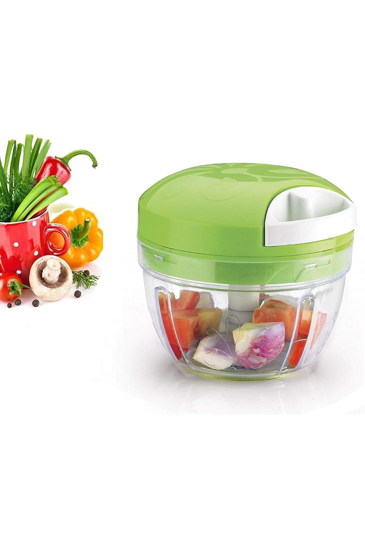 Microcase-Practical Vegetable Chopper Blender with Manual Blade - AL4193 1