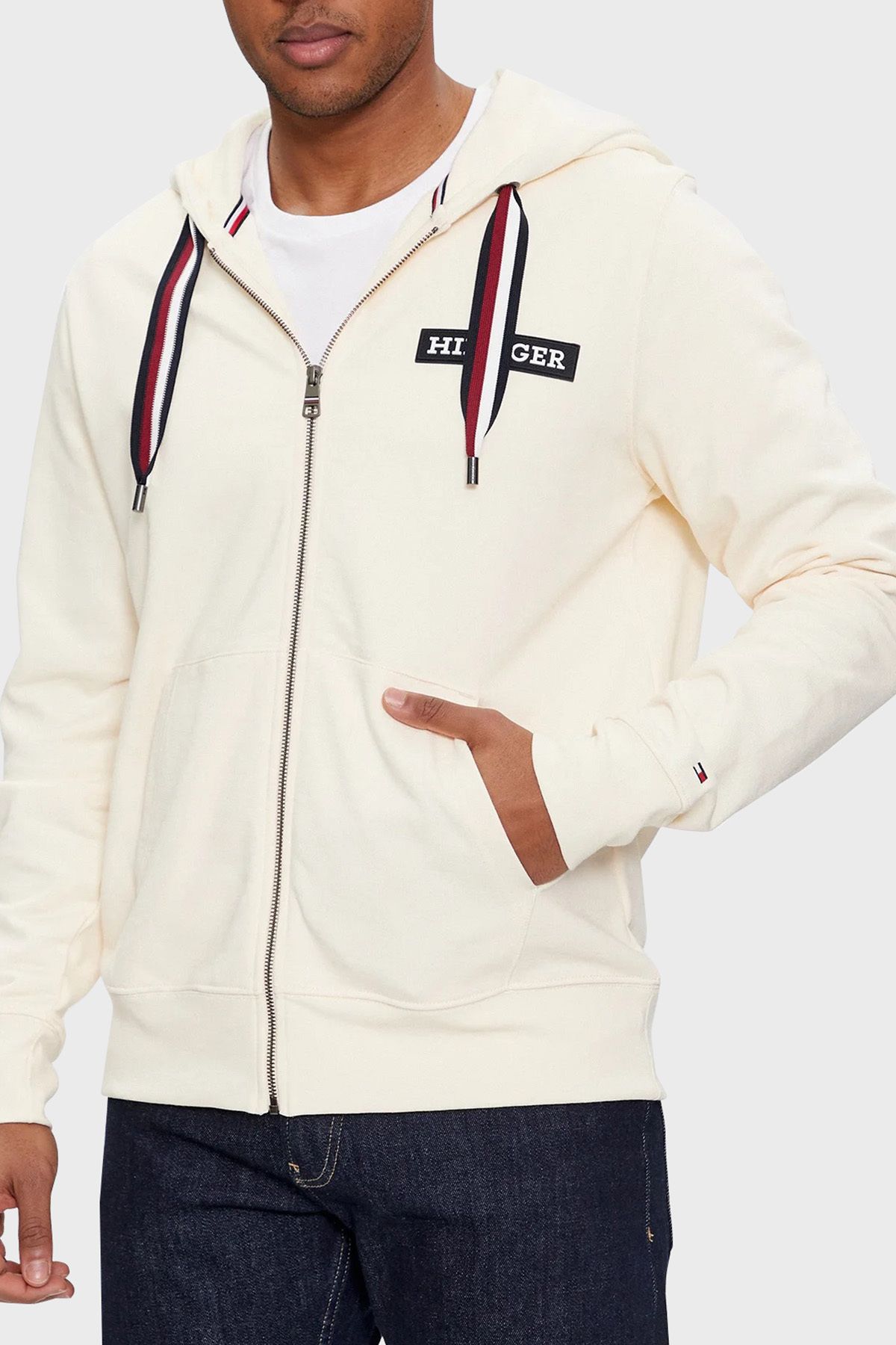 Tommy Hilfiger Pamuklu Regular Fit Kapu onlu Sweat Erkek SWEAT MW0MW33658 AEF
