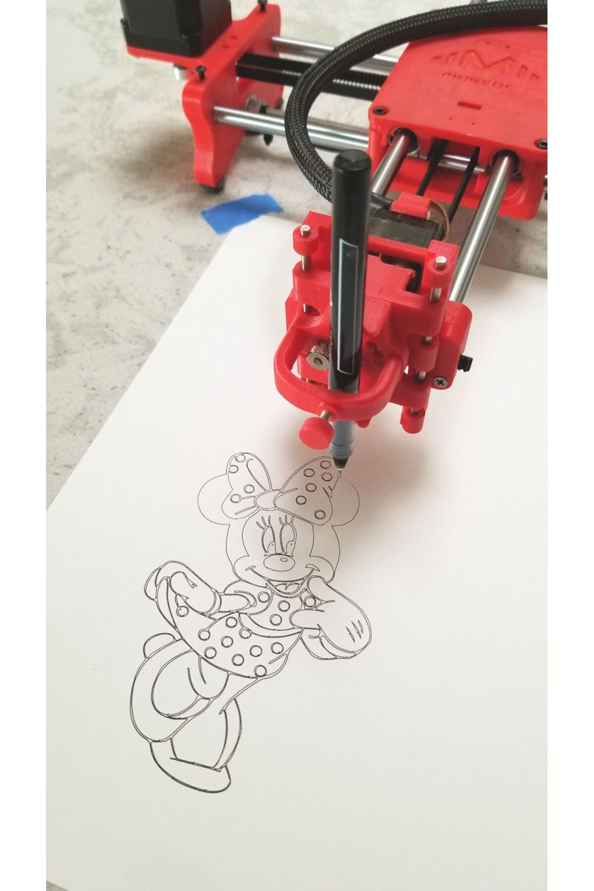 HLSNC-ARDUINO Drawing Robot ( DRAWING ROBOT AXIDRAW ) [ PLASTIC SET ONLY ] 4