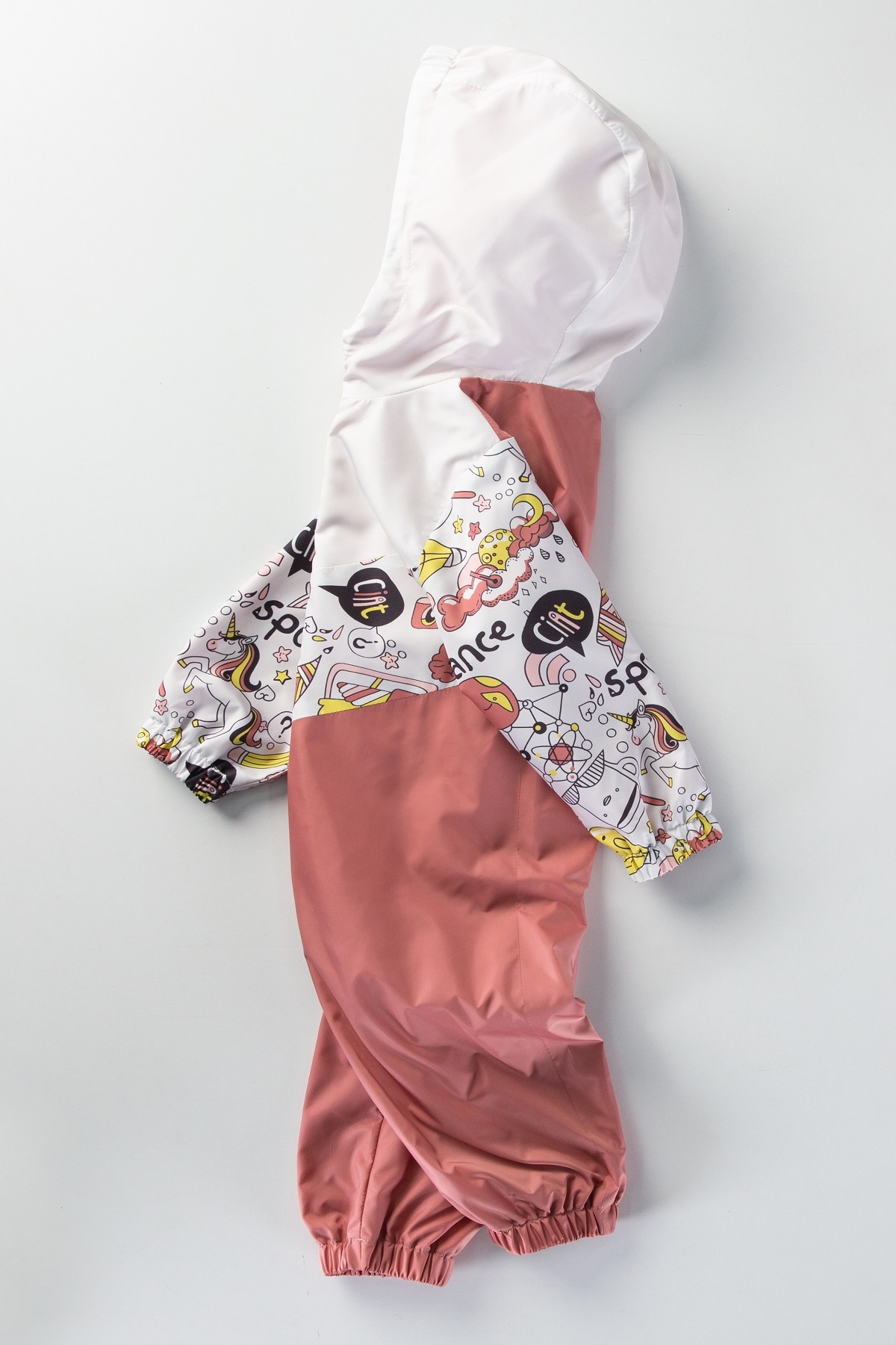 Genel Markalar TREND YENİ YAZI FİGURLÜ HAVALI PAMUK ASTARLI KAPÜŞONLU ÇOCUK&BEBEK YAĞMURLUK- TULUM MONT fotoğrafı 2 (önizleme)