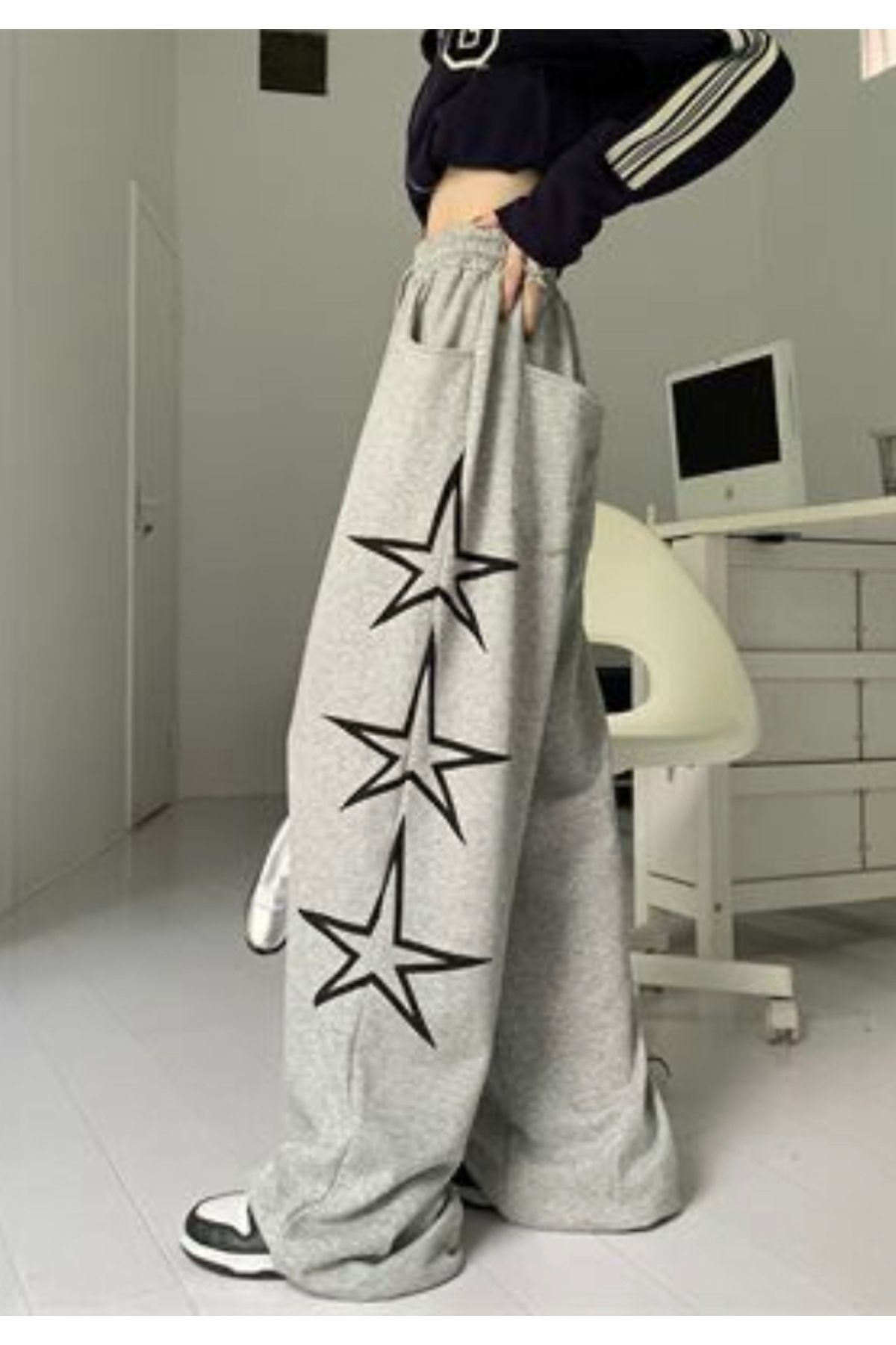 Kostebek Three Star Duz Paca E ofman Sweatpants Fiyat Yorumlar Trendyol