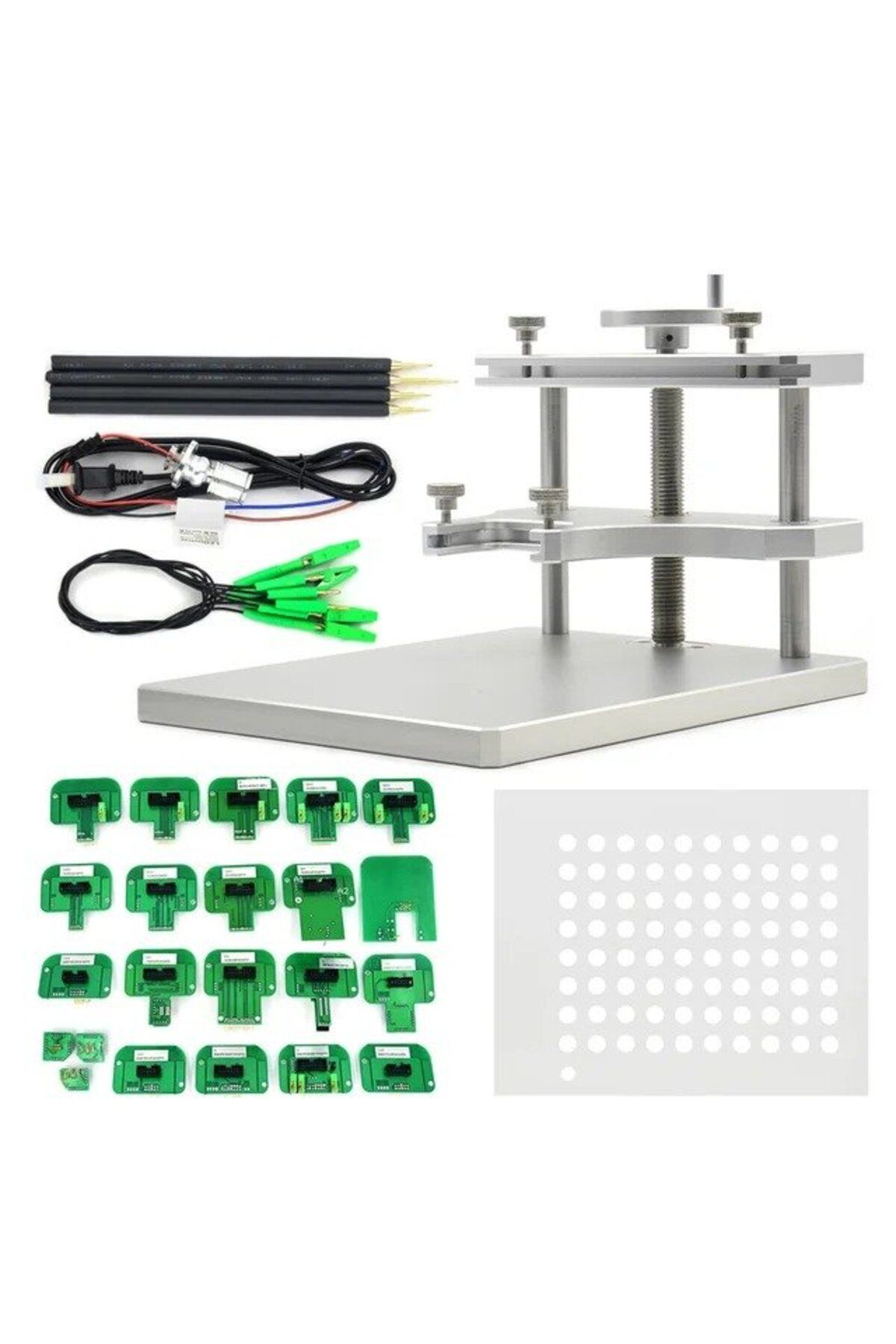 Yek-Bdm Metal LED Workbench + 21 Adapter ECU Chip Tuning Brain Reading Stand YEKTEK 1