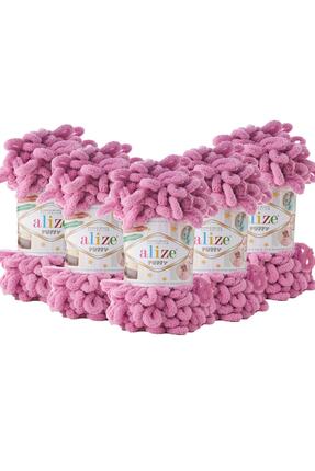 Alize 90x90 Bebek Battaniyesi İçin 6 Adet Puffy Rose 98