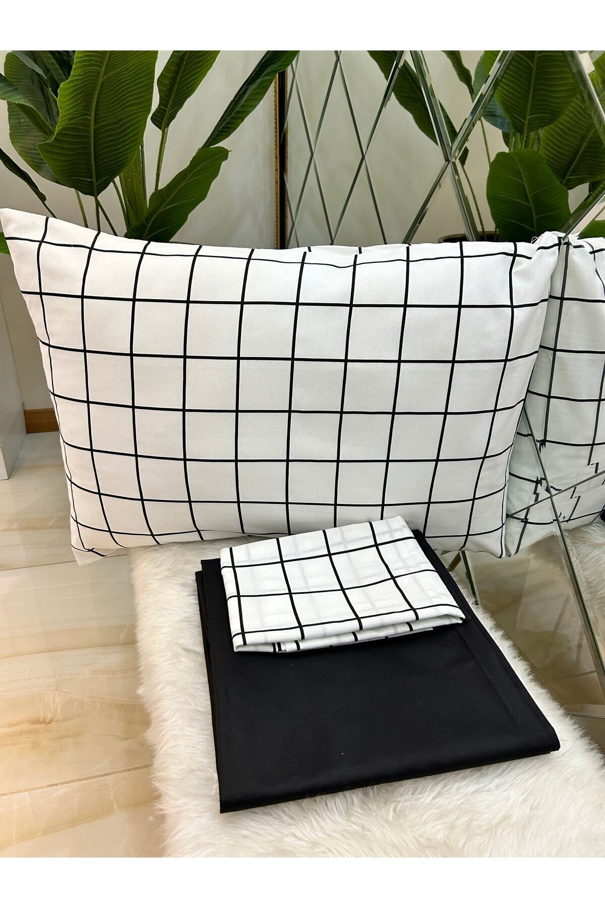 سرویس ملحفه یک نفره  مشکی Özcan Ev Tekstil | TYC00741320971 اورجینال - تصویر 2