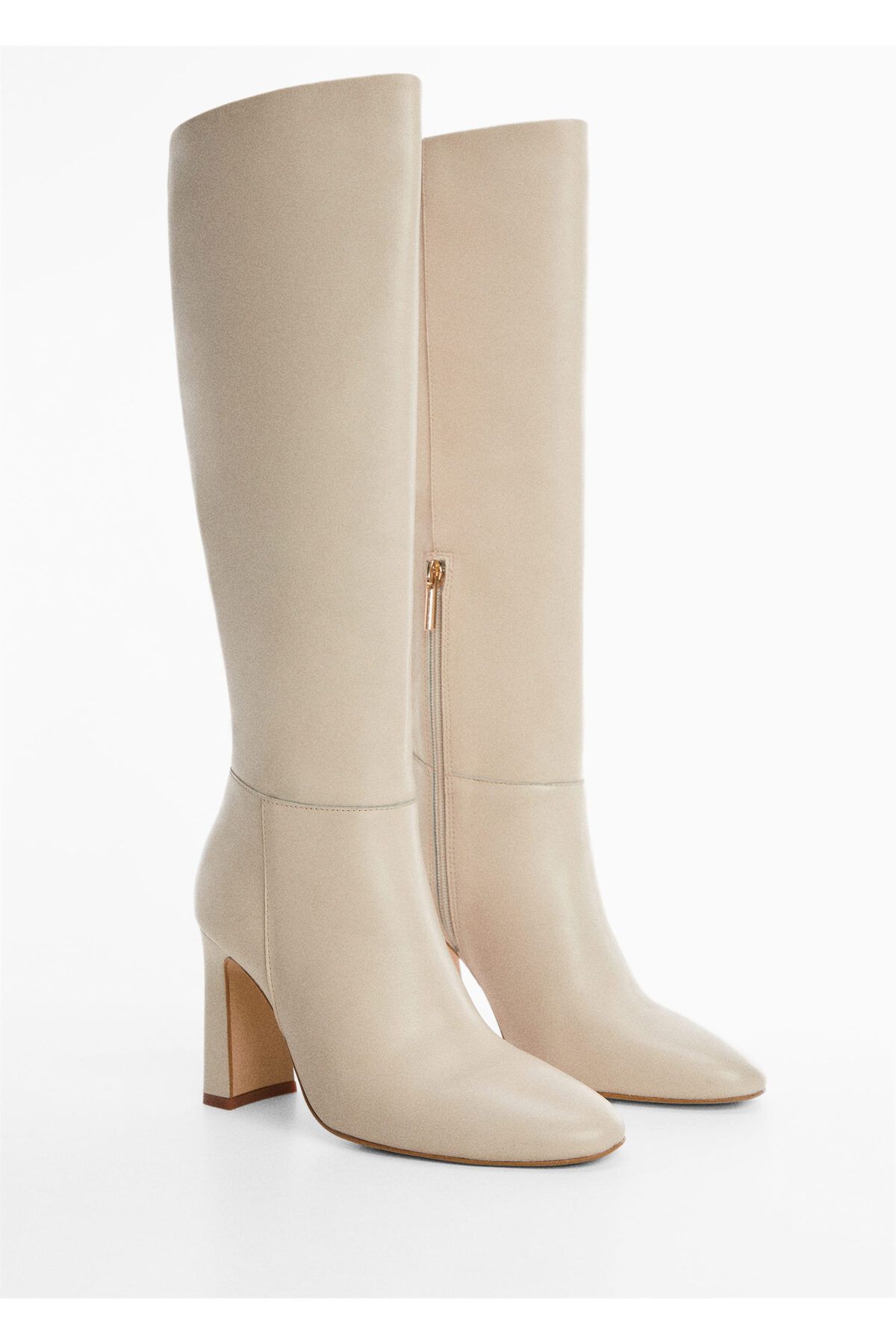 Mango clearance boots beige