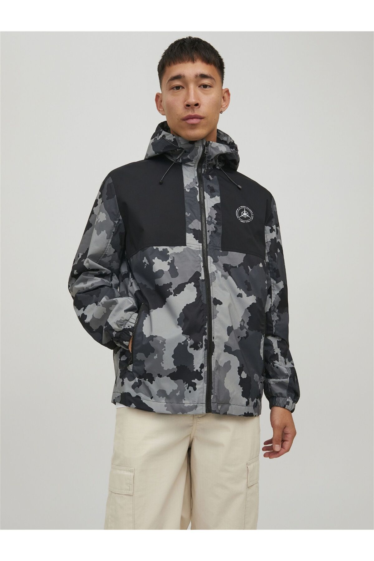 Jack and jones parka camouflage sale