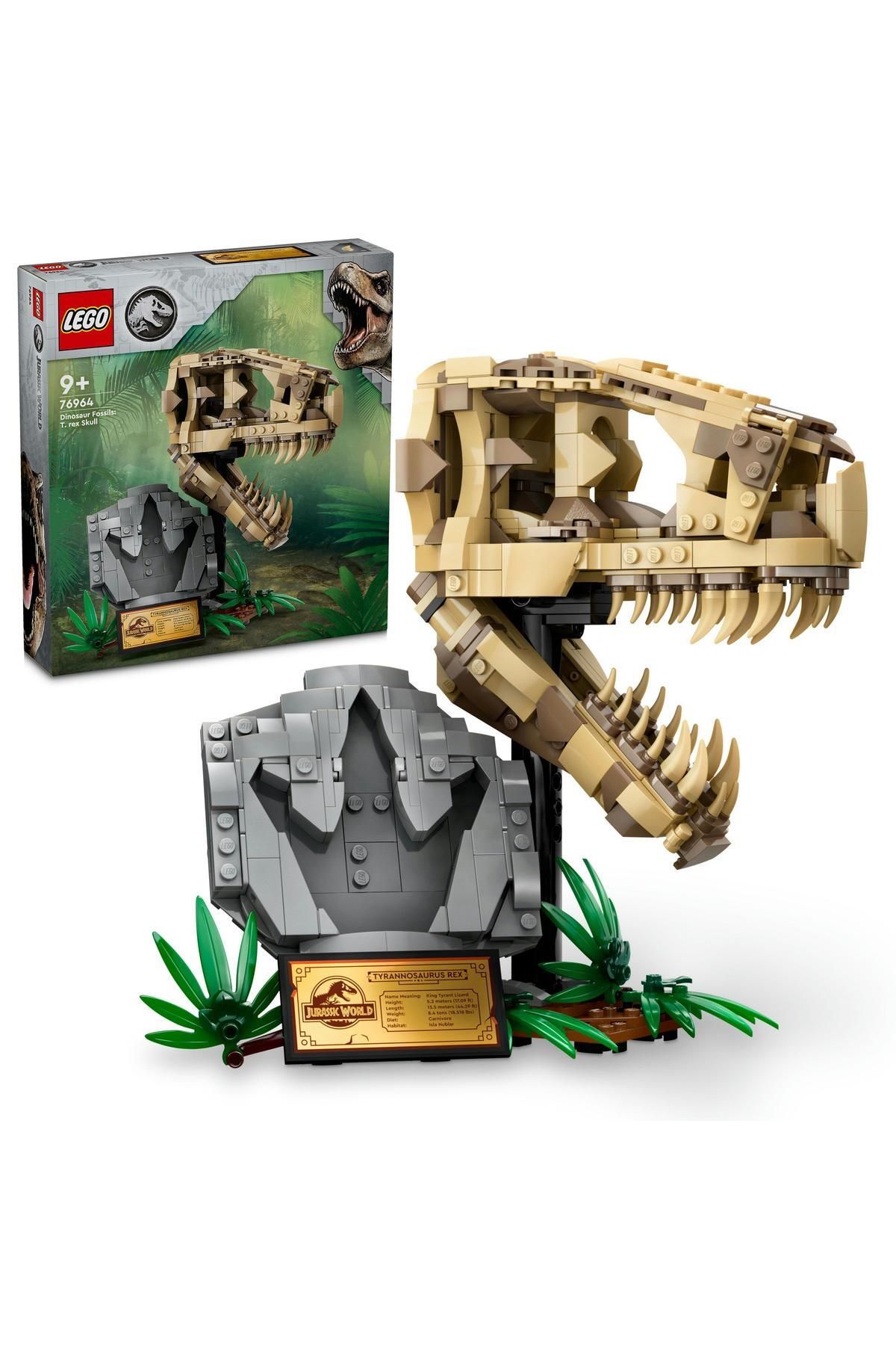 LEGO ® Jurassic World Dinosaur Fossils: T. Rex Skull 76964 — Конструктор для детей от 9 лет (577 деталей) lego76964