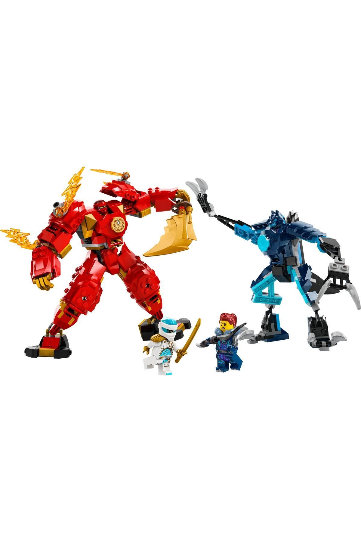 LEGO-®   نينجاجو ®   روبوت عنصر النار من كاي 71808 - مجموعة بناء الألعاب الإبداعية لـ 7+ (322 قطعة) 2