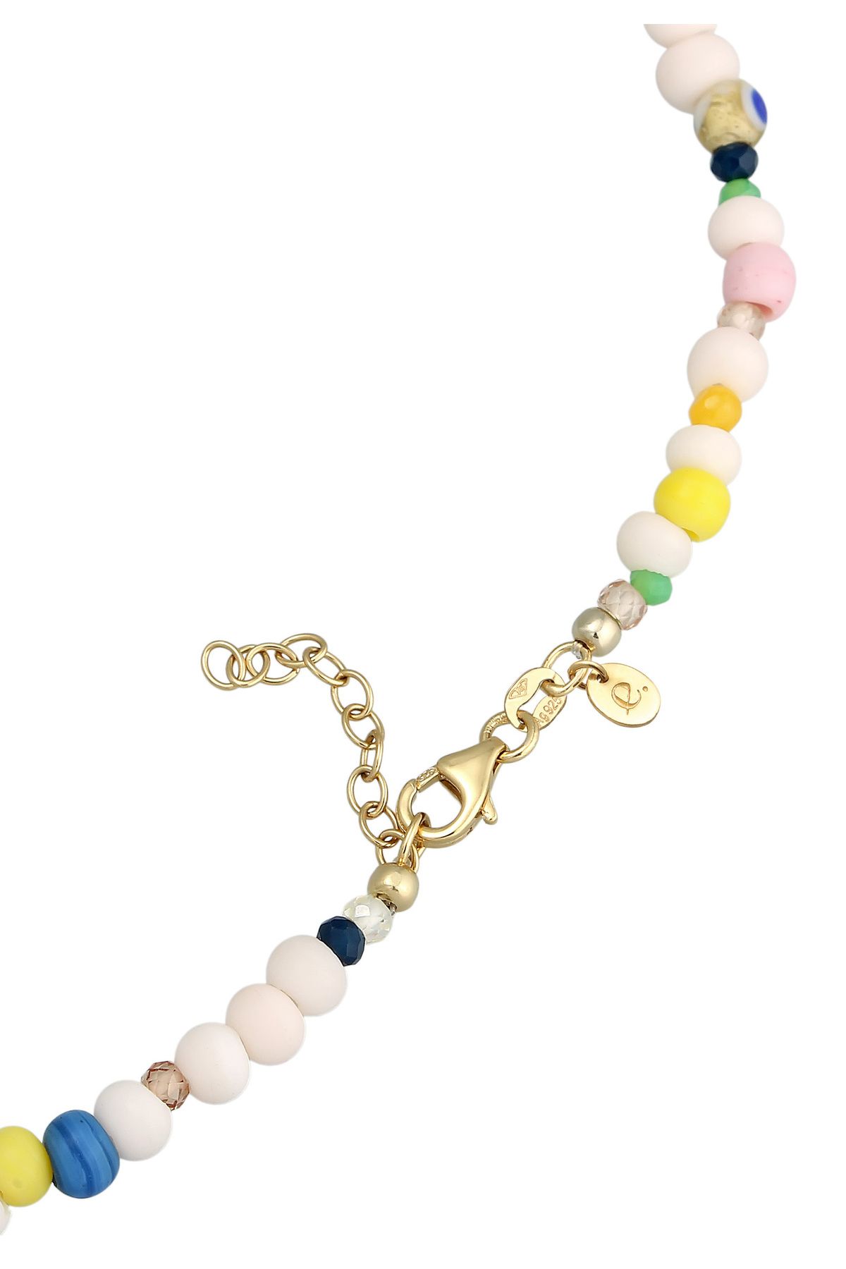 ELLI-Halskette Gerdanlık Kette Boncuk Perlen Bunt Sommermix 925 Gümüş 4