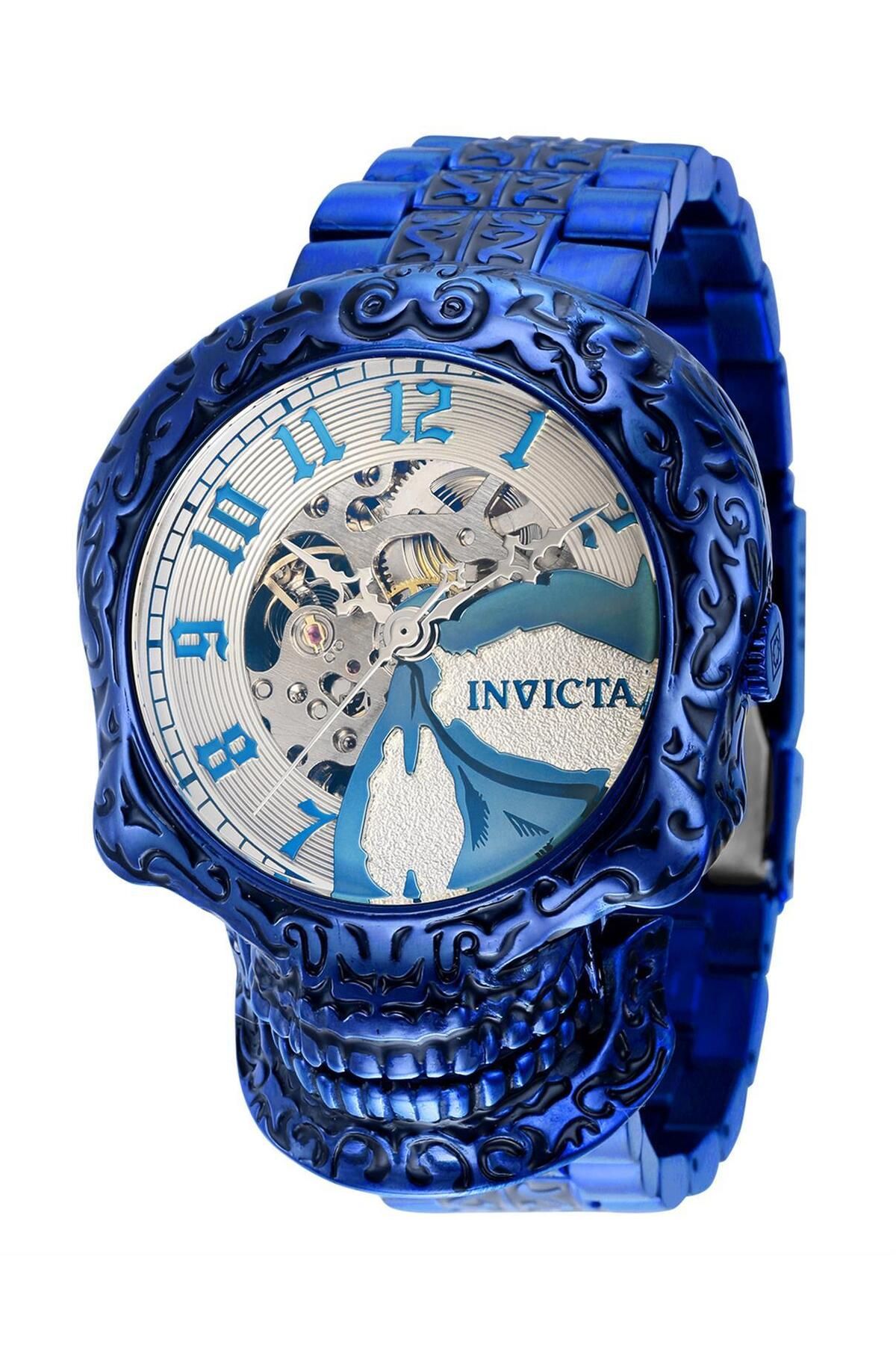 Navy blue invicta watch sales
