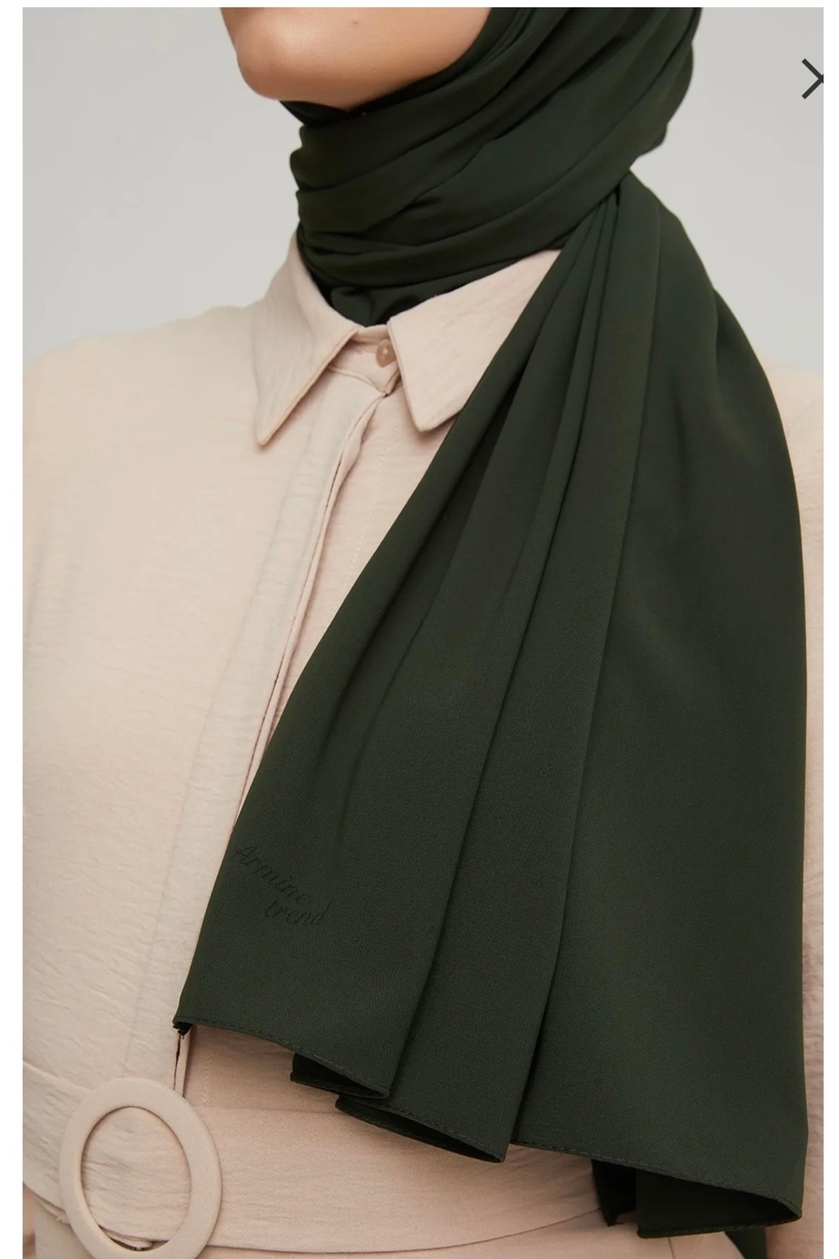 شال زنانه سبز آرمینه | TYC3I2CL1N170557059749857 اورجینال - تصویر 2