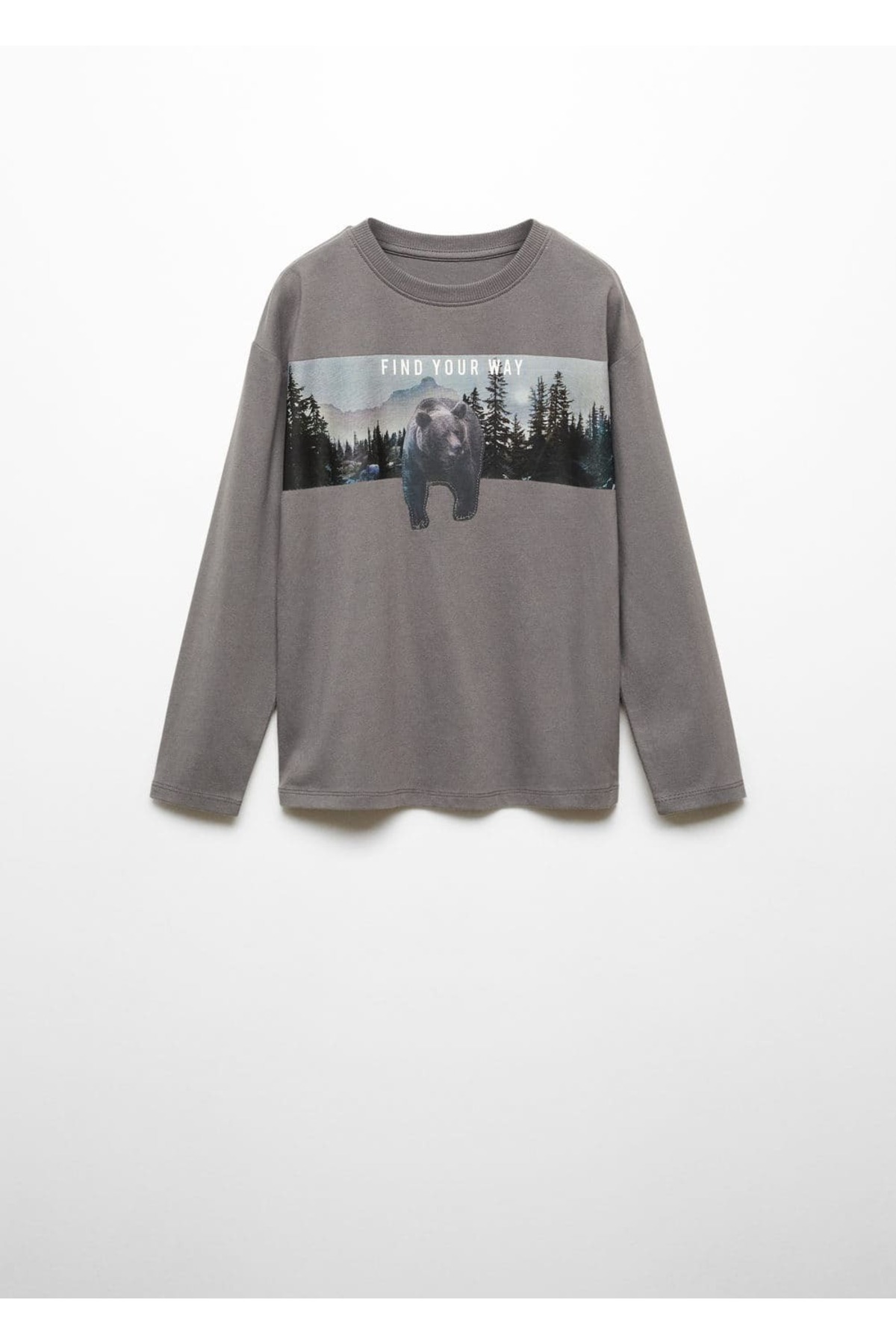 تیشرت آستین بلند طرحدار  تیشرت آستین بلند طرحدار