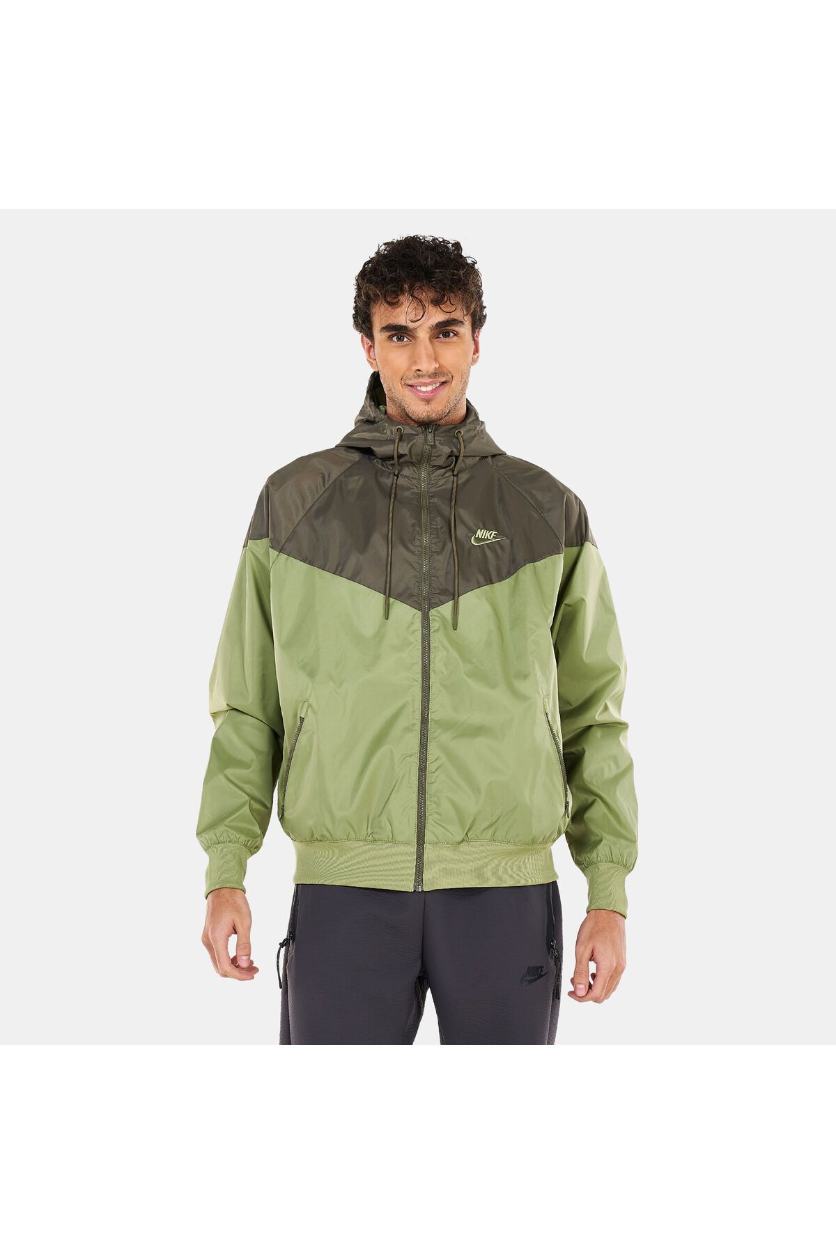 Nike rain shop jacket green