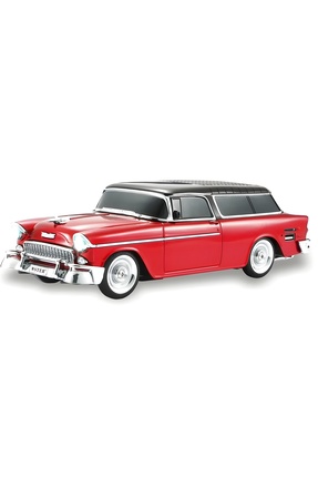 MEGAMUS WS-1955 Chevrolet araba şekilli kablosuz BT hoparlör TF USB FM Handsf...