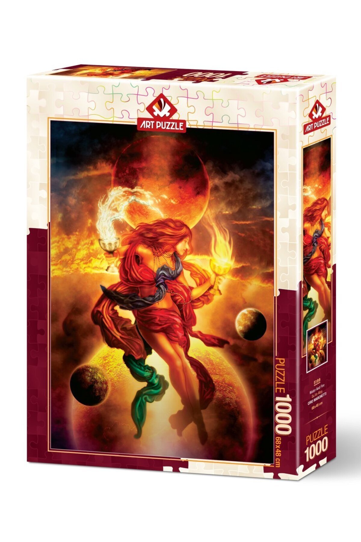 Art Puzzle 5186 Su ve Ateş 1000 Parça Puzzle -Art Puzzle - Fiyatı