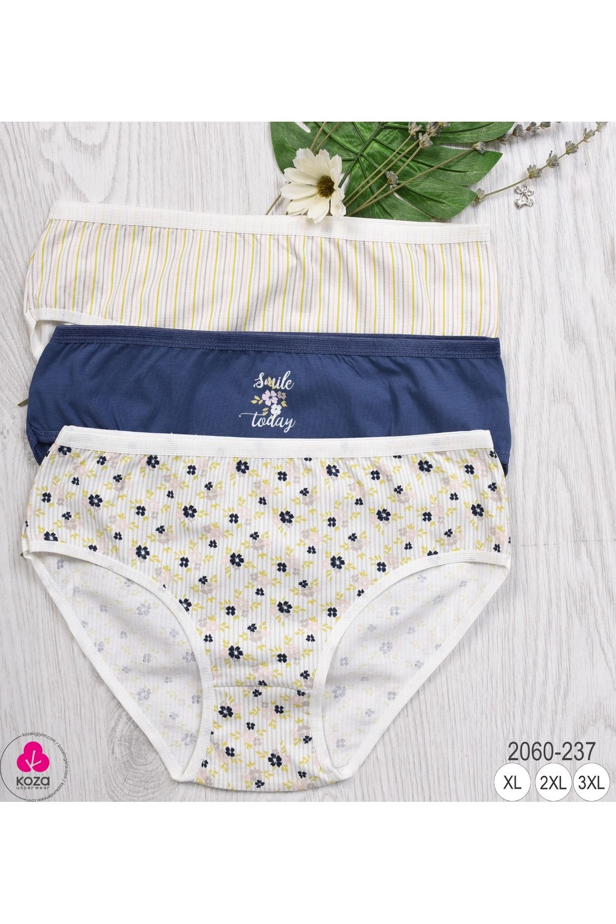 Koza BUYUK BEDEN SL P KULOT 3LU PAKET 2060 Fiyat Yorumlar Trendyol