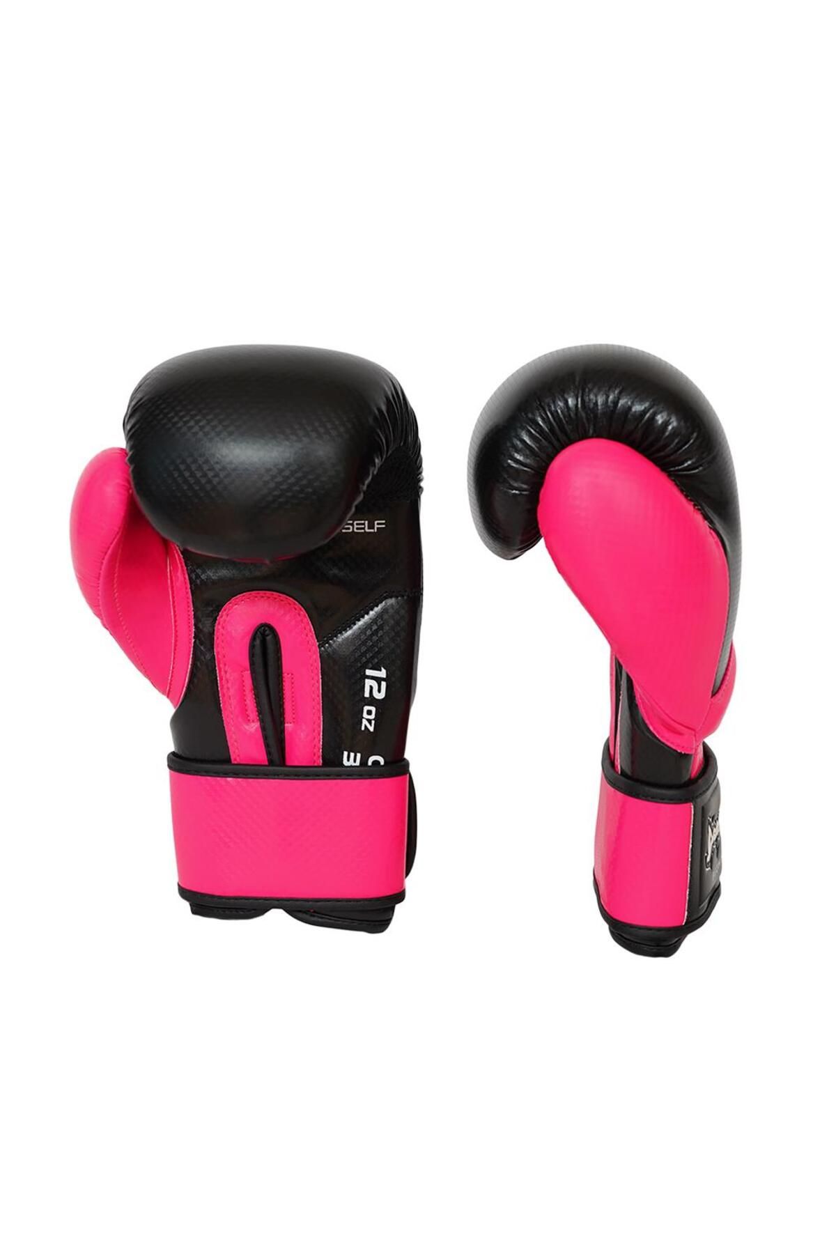 دستکش بوکس مشکی مردانه و زنانه 30025 P Carbon 5 Muay Thai ، Dragondo