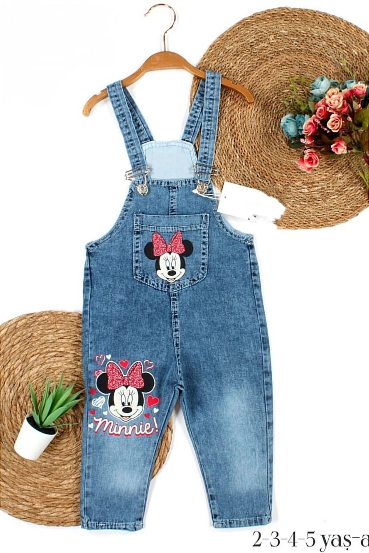 ABYEKİDS Комбинезон для девочек Minnie Salopet ABY119