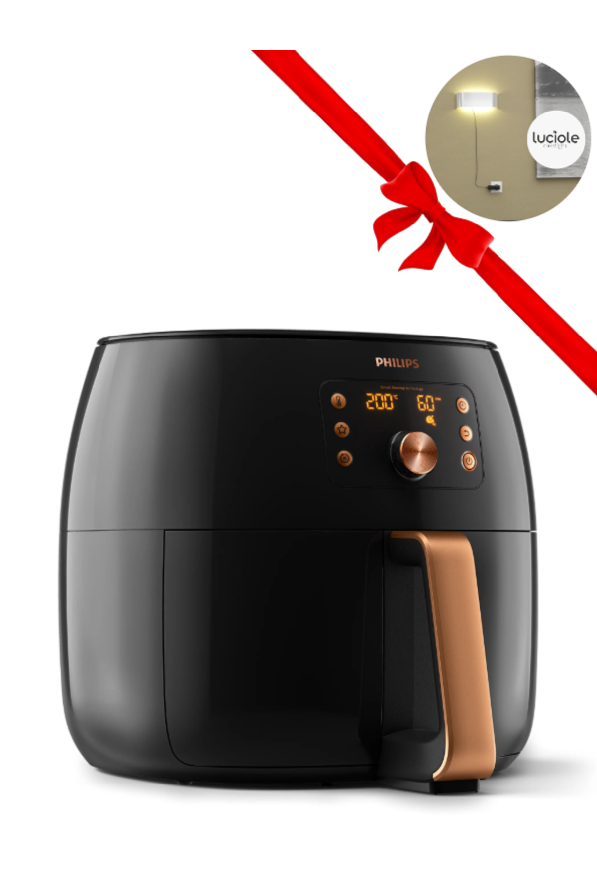 Philips Premium Tasarım XXL 7,3LT Aile boyu orijinal 2225W Airfryer