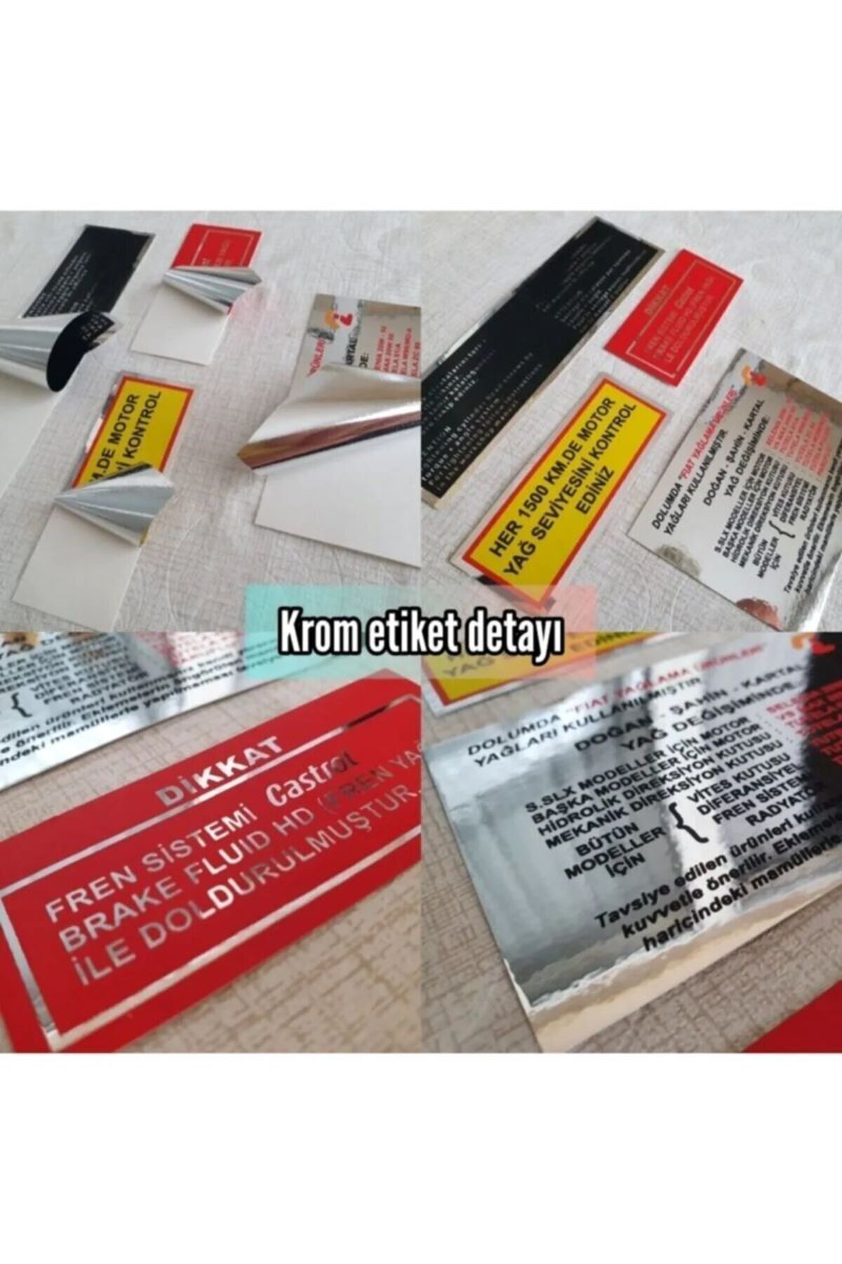 GNRGARAGE-Tofaş Label Set New 19 Pieces - Tofaş Label Set - Tofaş Label Set 3