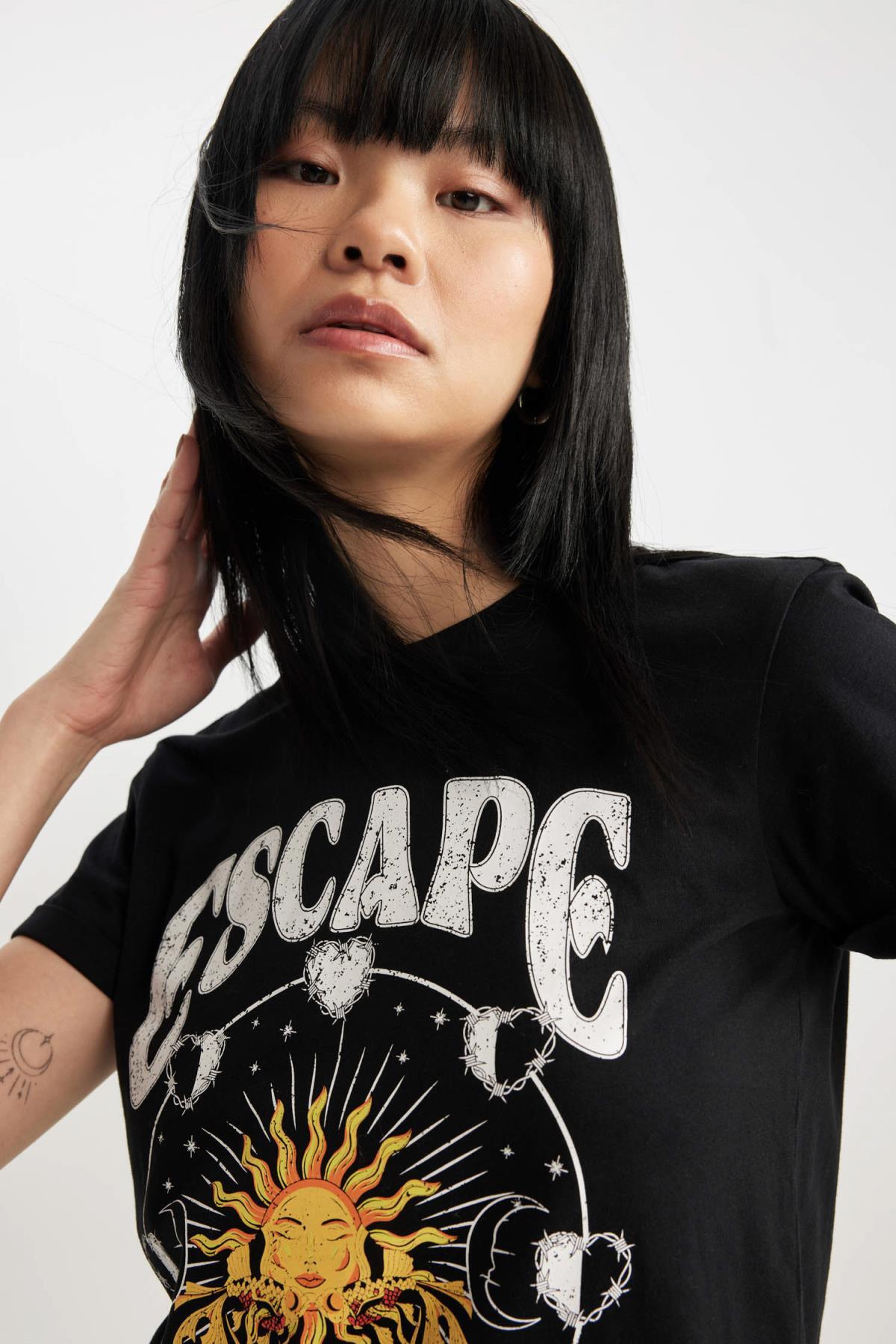 تی شرت زنانه دفاکتو | B7054AX24SM Defacto - Image 4