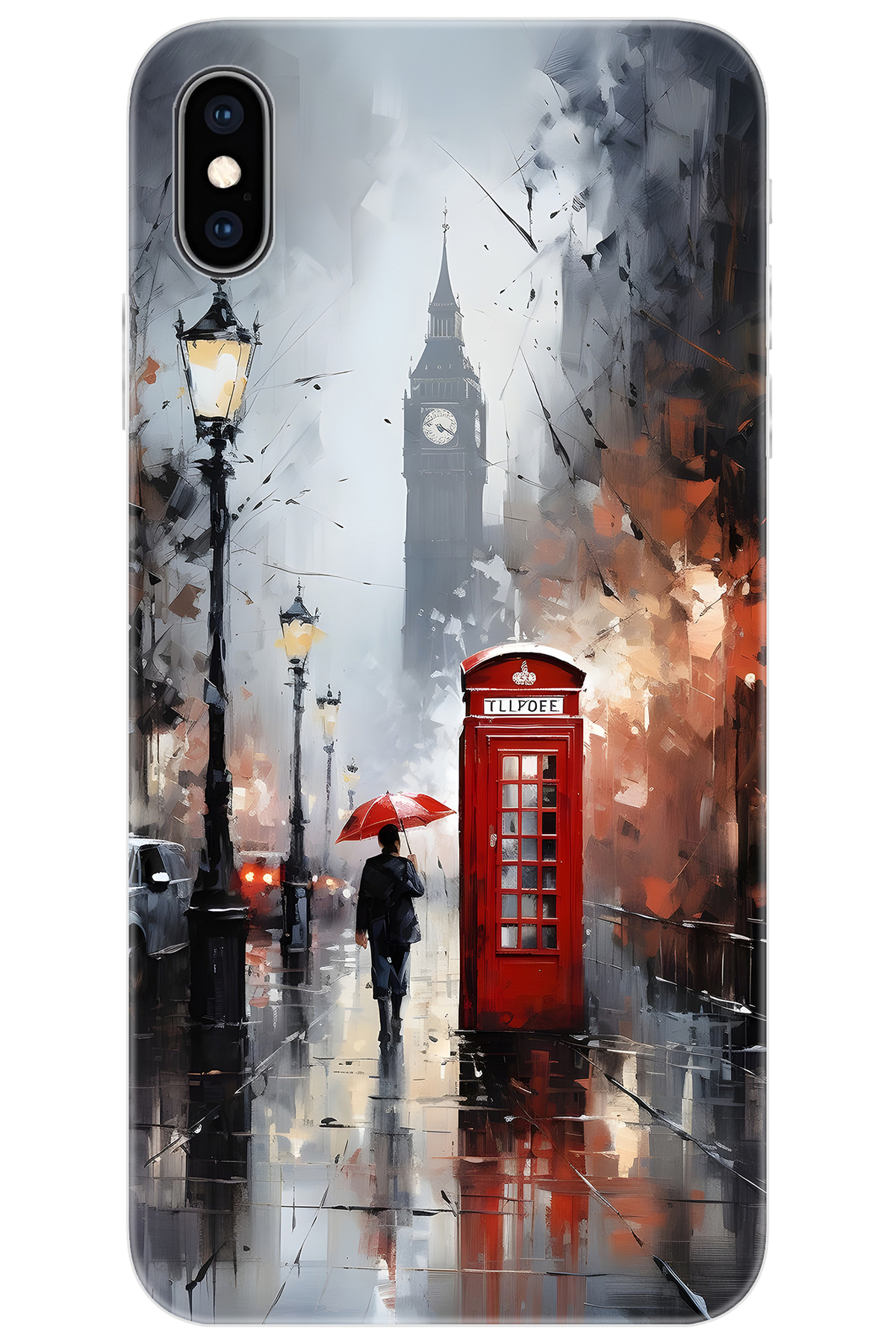 iPhone XS Max Compatible Case Pattern Printed Silicone Bigbang Tower Phone Booth NGO:708 CP-2Rlgq1V