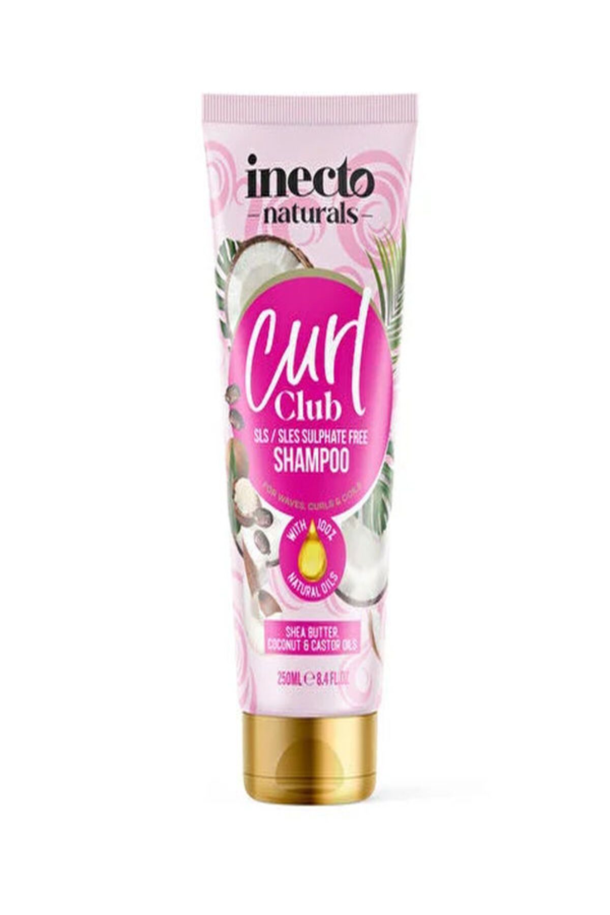 inecto-Curl Club - 100% Wavy Curl Defining Shampoo, for Curly or Hair 1