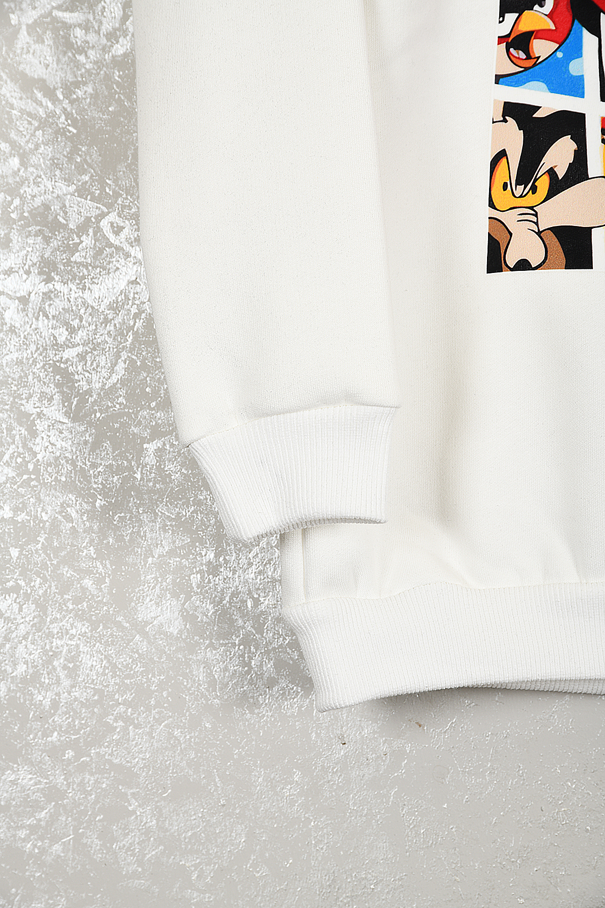 سویشرت پسرانه سفید Wolters Outdoors | Disneysweeat اورجینال - تصویر 2