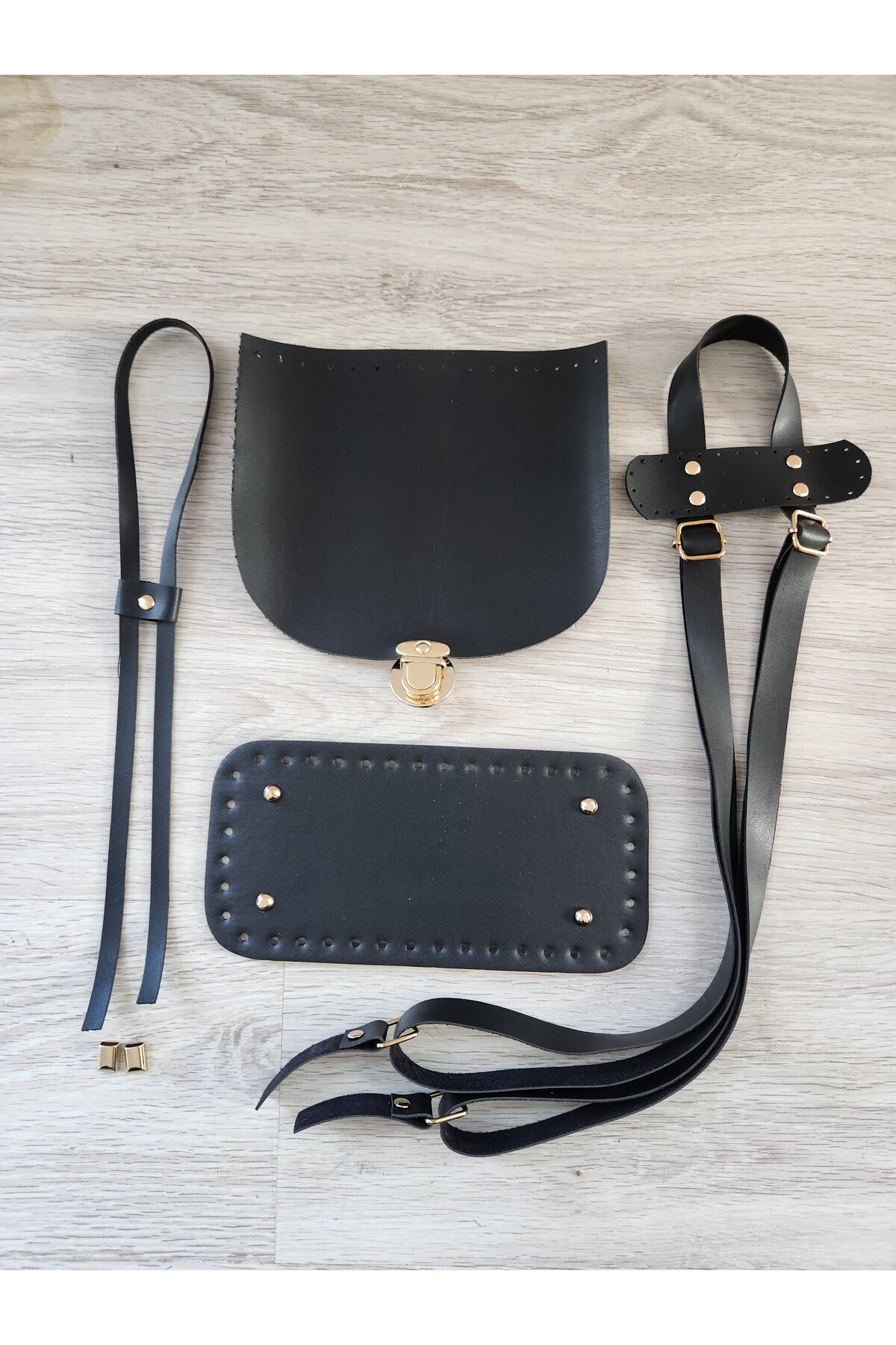 LEATHER KNIT BACKPACK KIT