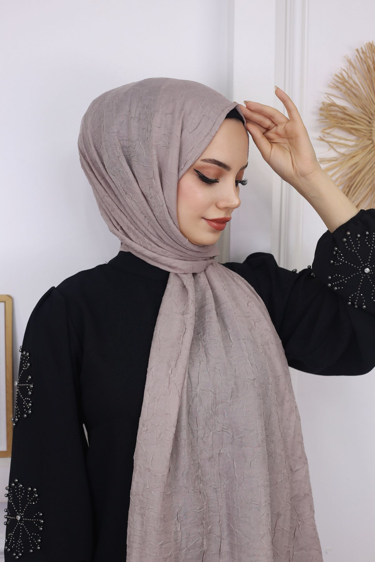 Grey wrap scarf hotsell