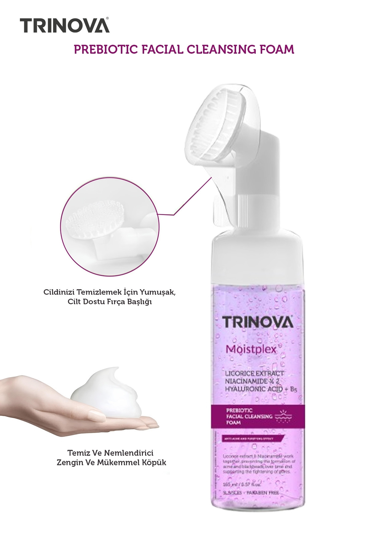 پاک کننده صورت   Trinova | Köpük اورجینال - تصویر 3