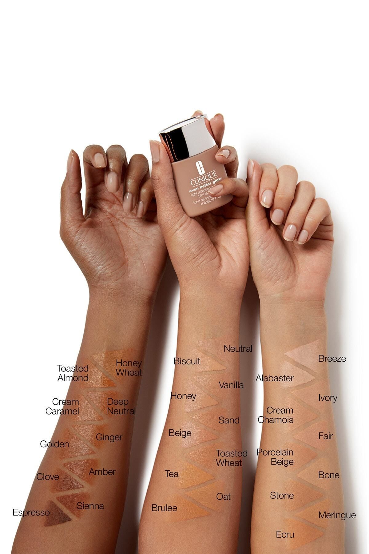 Clinique-Foundation - Wn 12 Meringue - Even Better Glow Makeup Spf 15 7