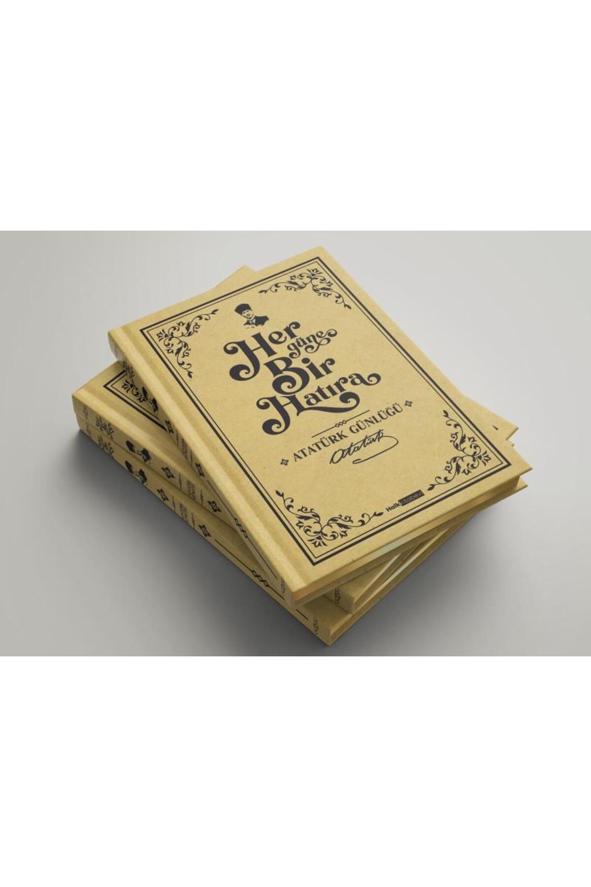 Halk Kitabevi-Ataturk Diary 2 in One - 1 Large 1 Small Size 7