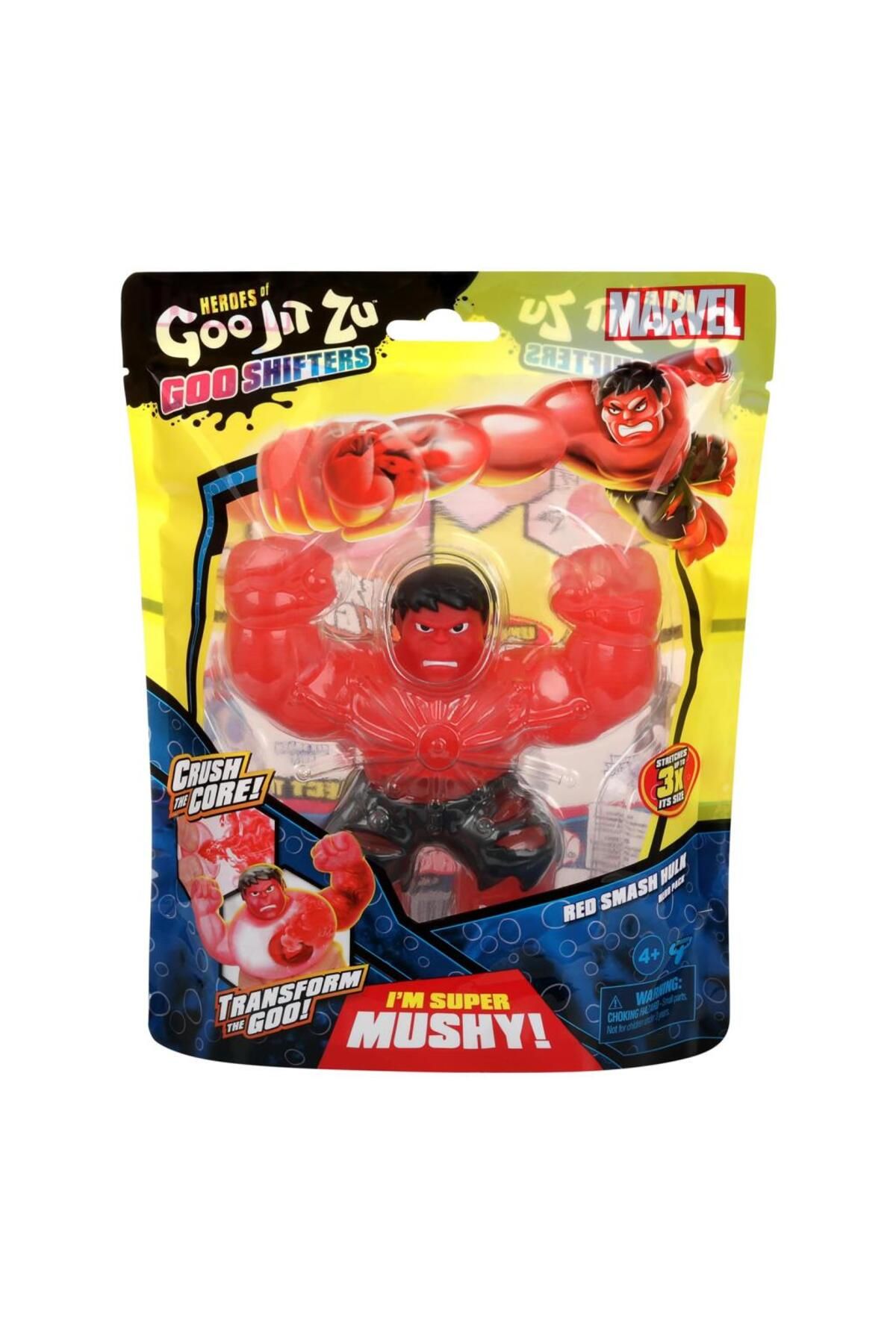 GIOCHI PREZIOSI-Goo Jit Zu Goo Shifters RED SMASH HULK Character GJM08000-42577 5