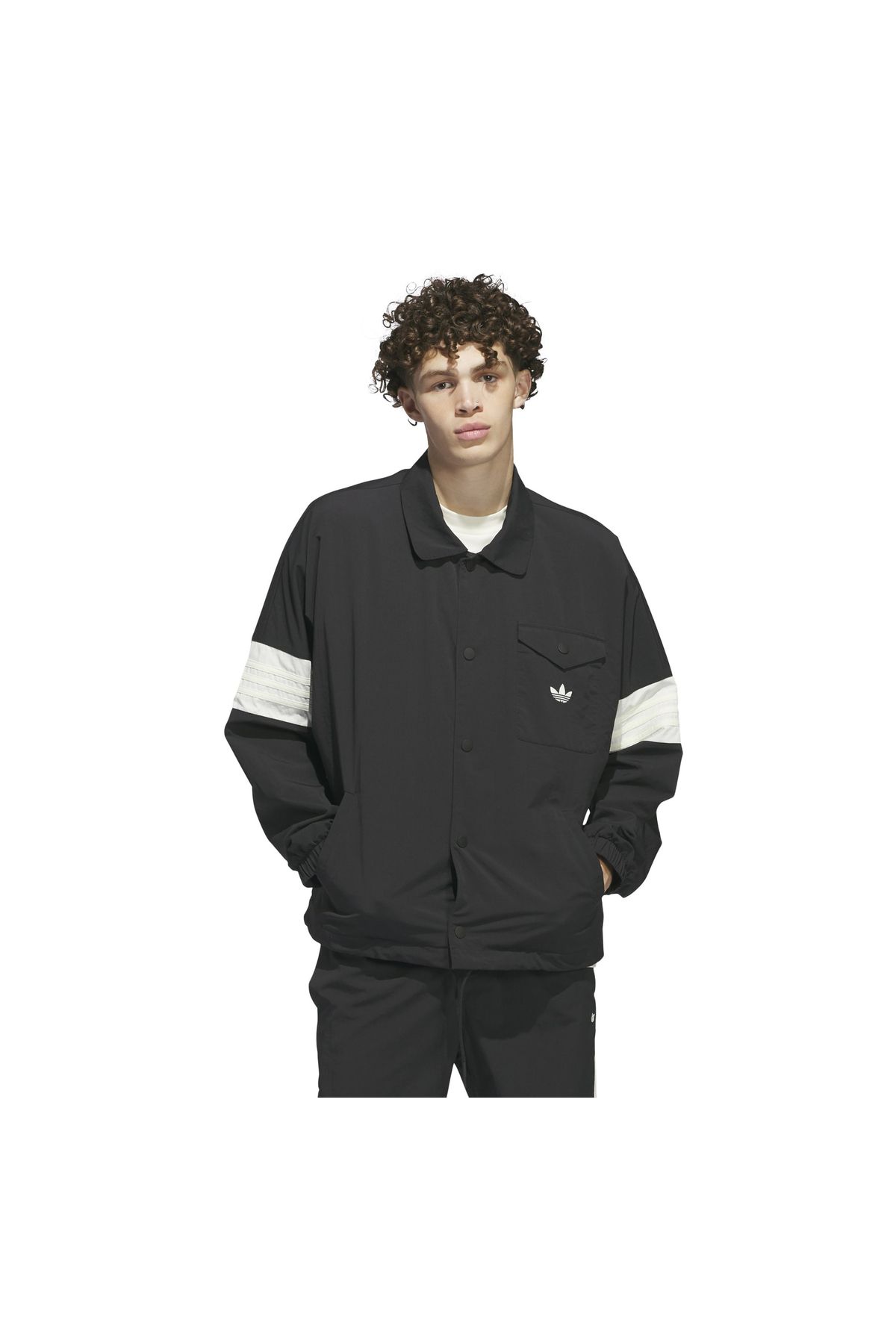 adidas IM9646 E adidas Coach Jacket Erkek Ceket Siyah Fiyat