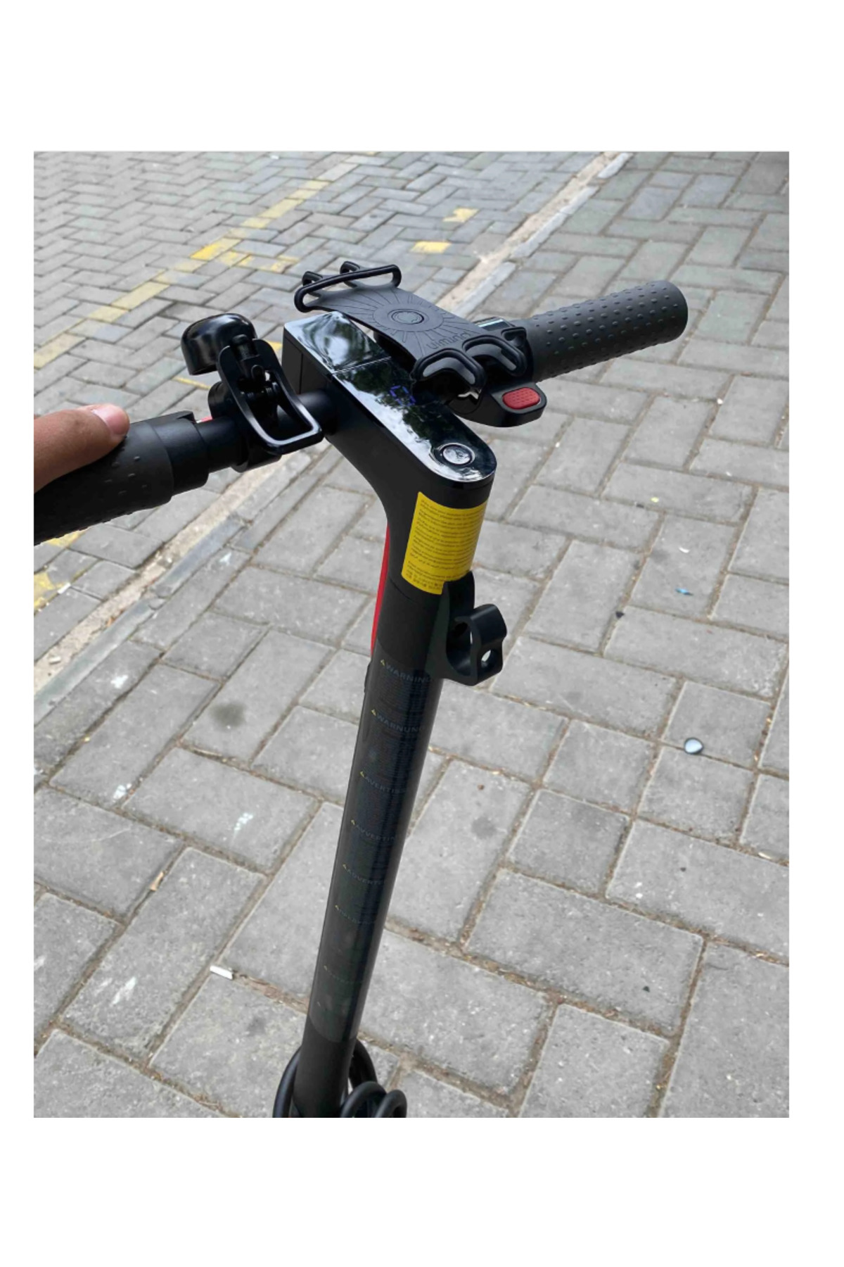 güvenlisepet Bisiklet Elektrikli Scooter Silikon Telefon Tutucu Bebek Arabası vb.Uyumlu Gidona Bağlantılı Mininal fotoğrafı 4 (önizleme)