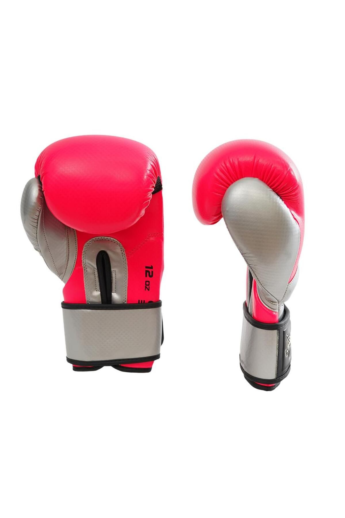 دستکش بوکس صورتی مردانه و زنانه 30025 P Carbon 5 Muay Thai ، Dragondo