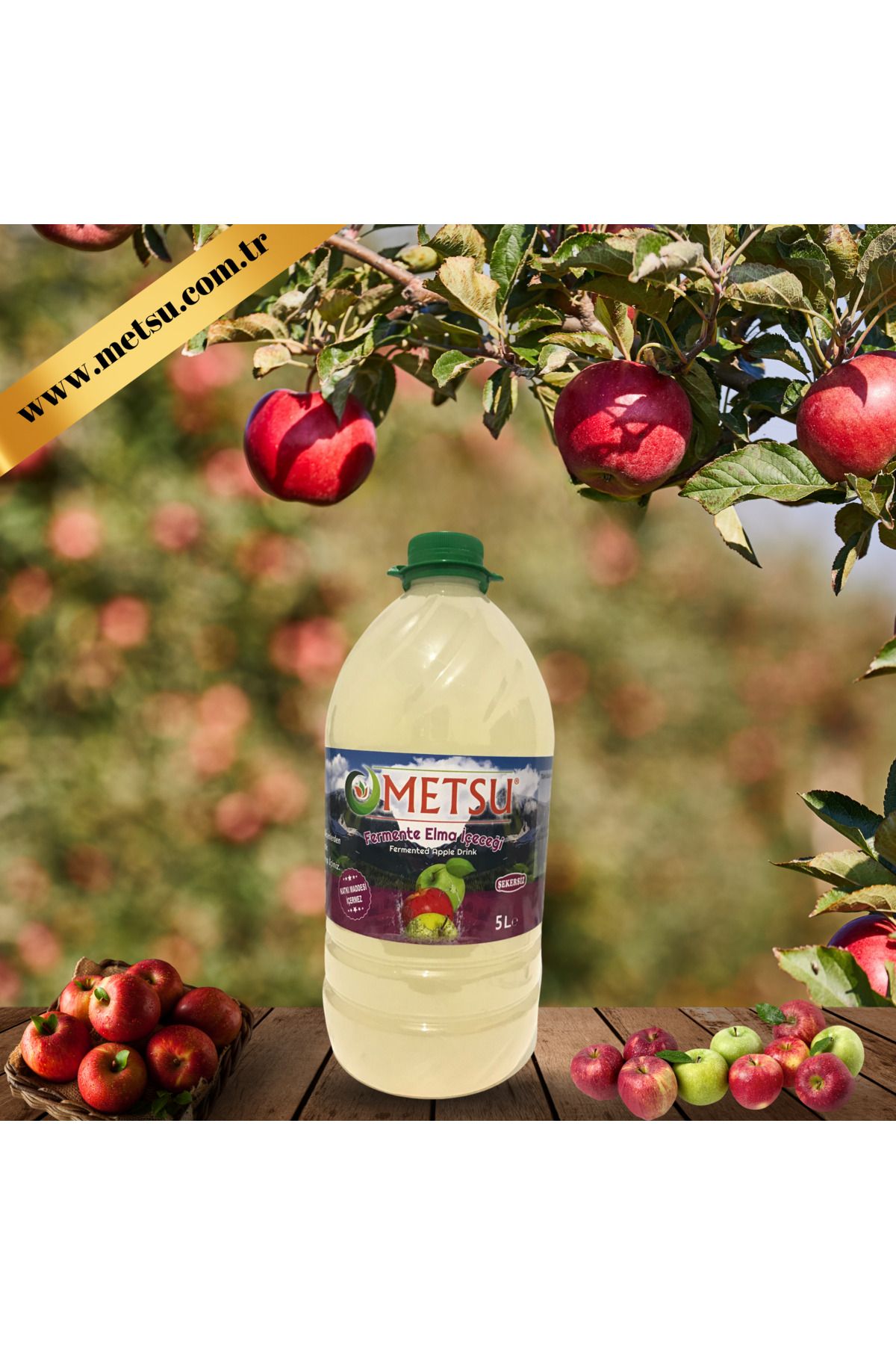METSU Fermente Elma Içeceği 5 Lt