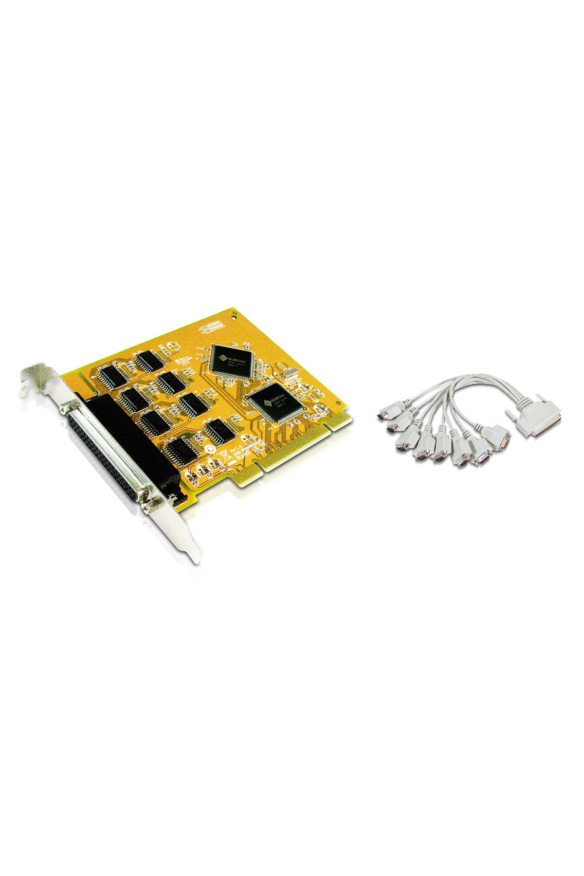 Aten RS-232 (Seri) 8 Port PCI Kart
